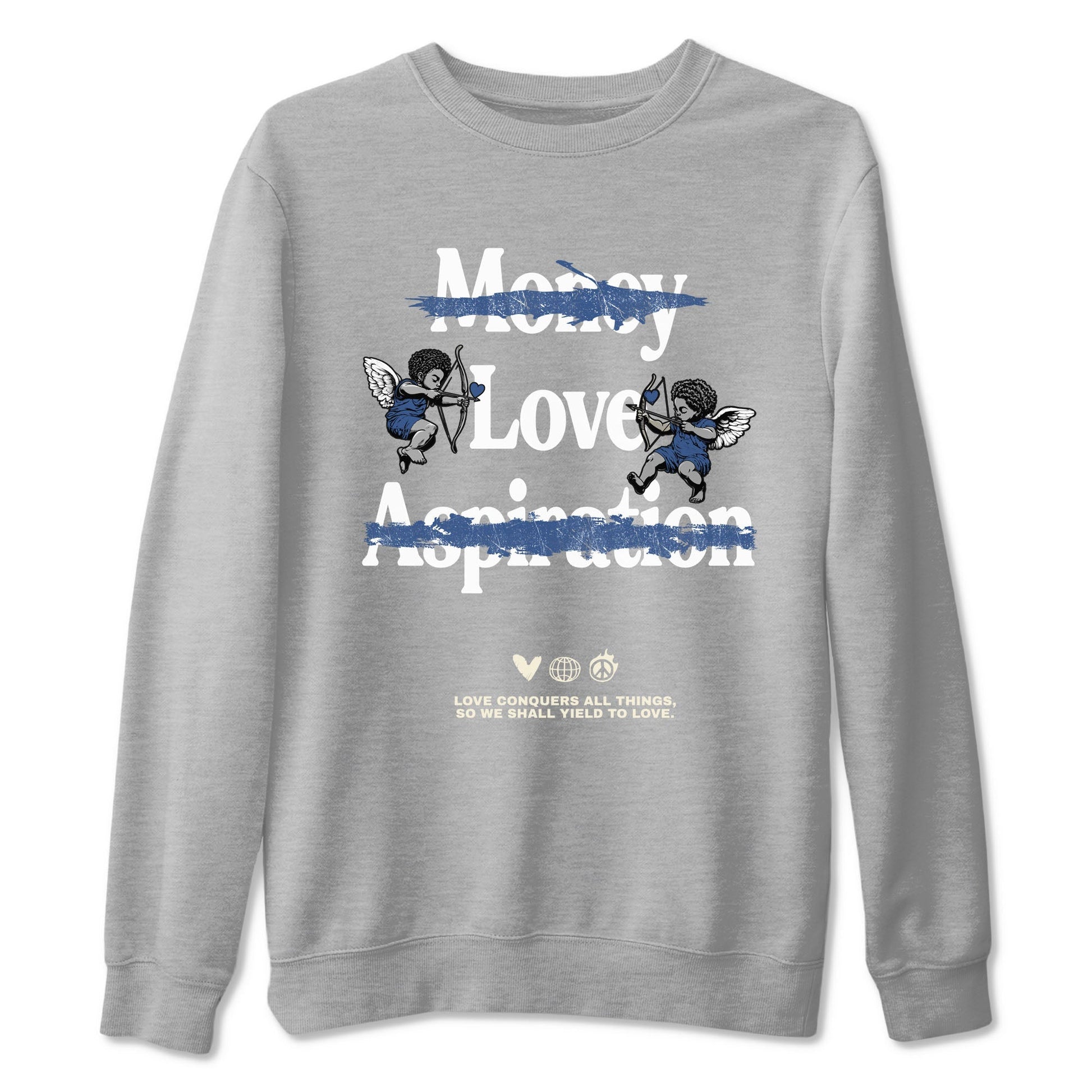 Love Conquers All Things Sneaker Tees - Air Jordan 3 A Ma Maniere x Diffused Blue