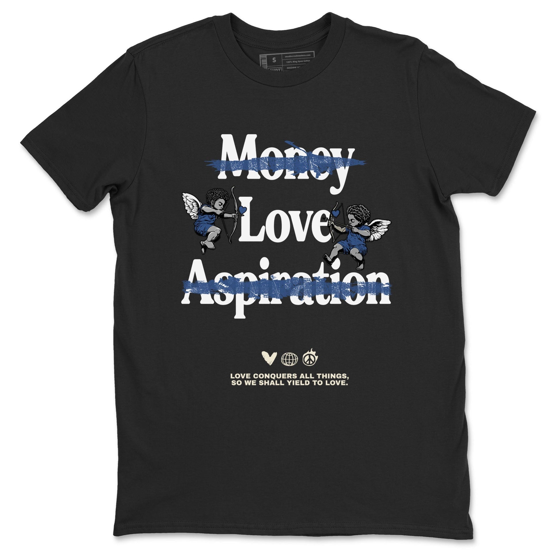 Love Conquers All Things Sneaker Tees - Air Jordan 3 A Ma Maniere x Diffused Blue