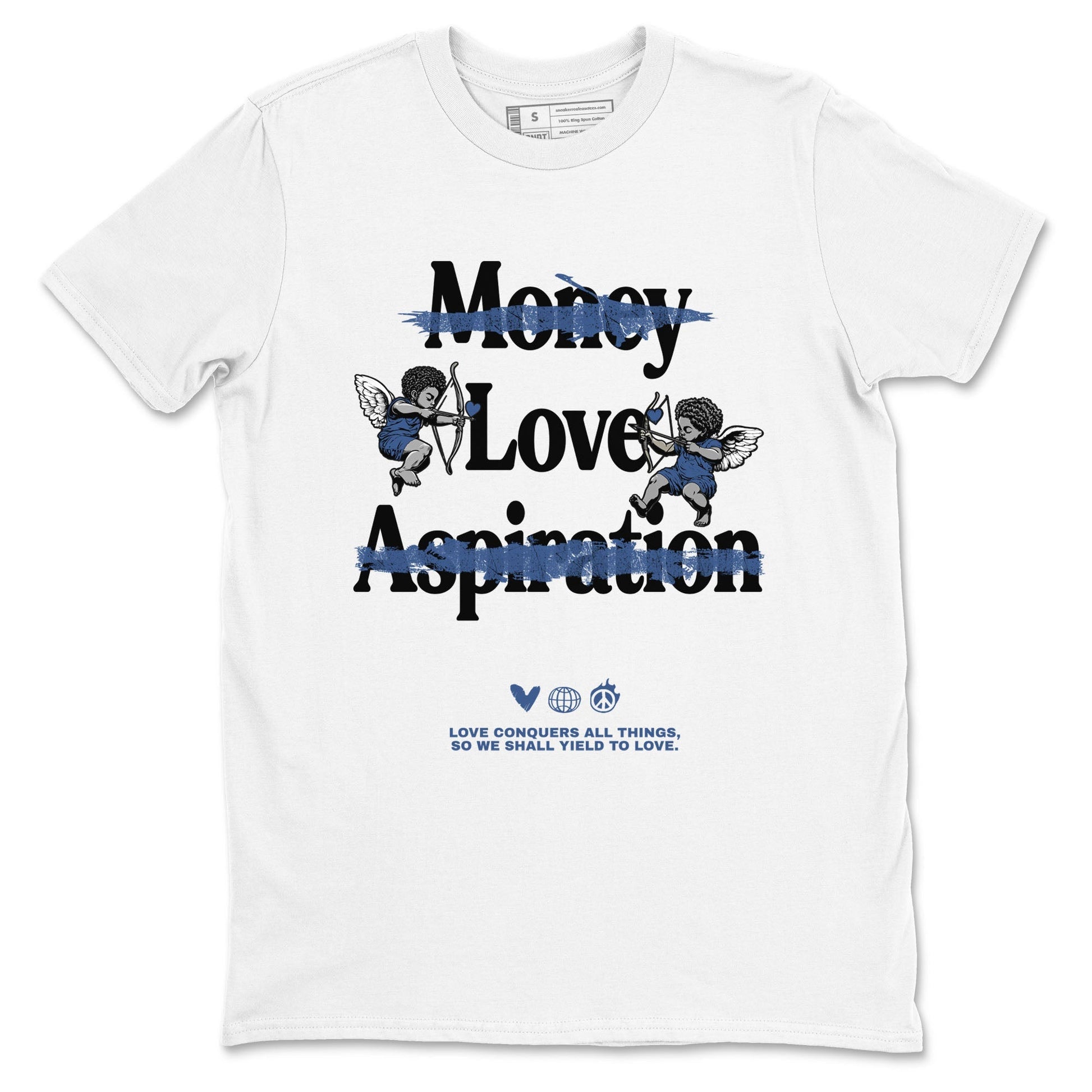Love Conquers All Things Sneaker Tees - Air Jordan 3 A Ma Maniere x Diffused Blue