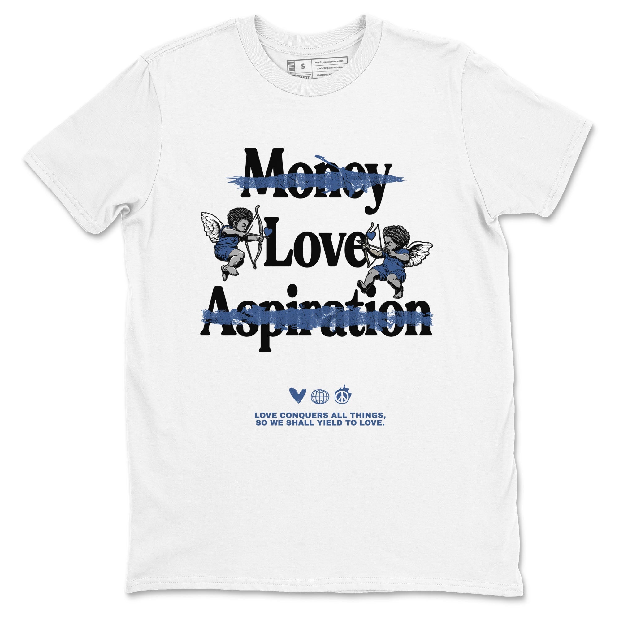 Love Conquers All Things Sneaker Tees - Air Jordan 3 A Ma Maniere x Diffused Blue