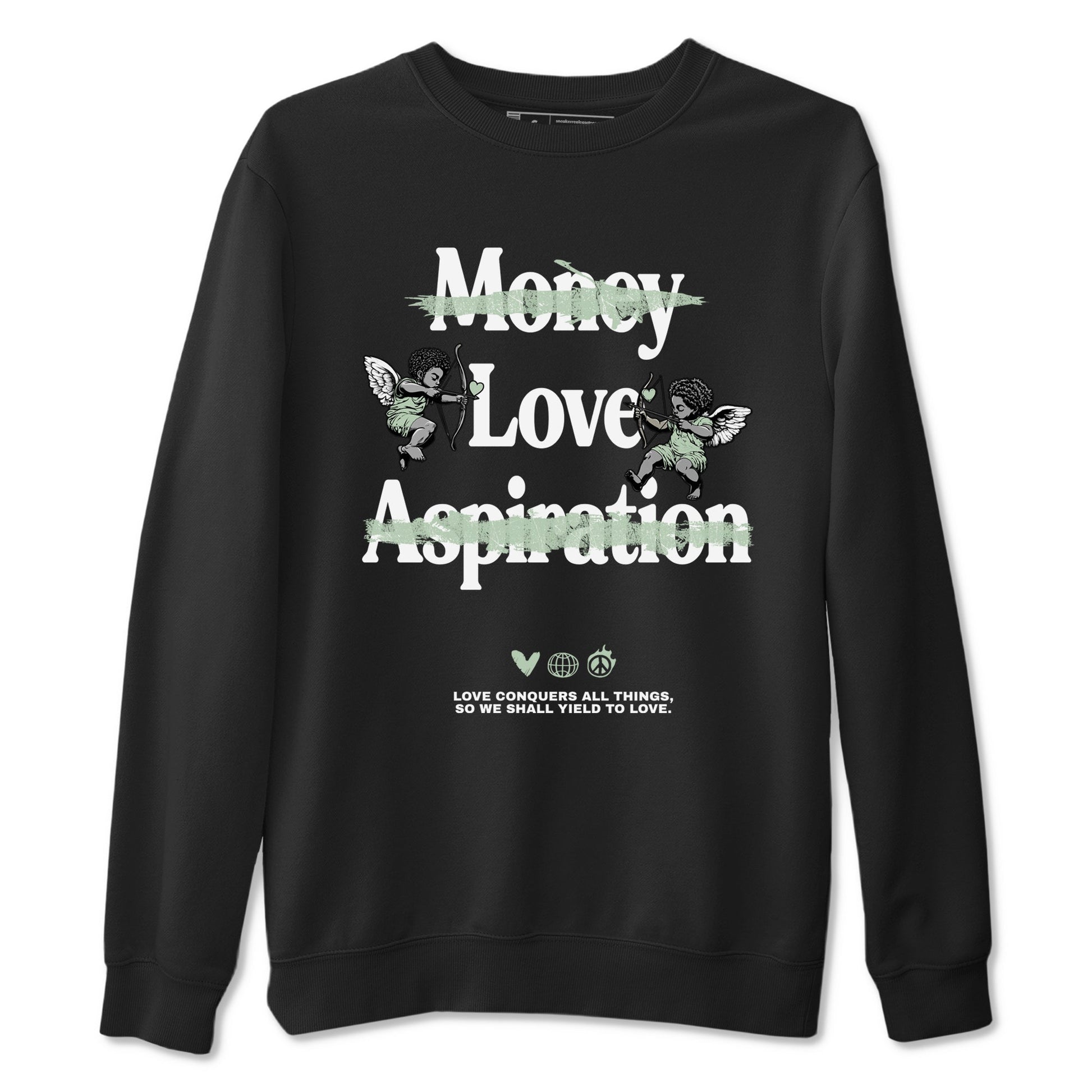 Love Conquers All Things Sneaker Tees - Air Jordan 4 Abundance