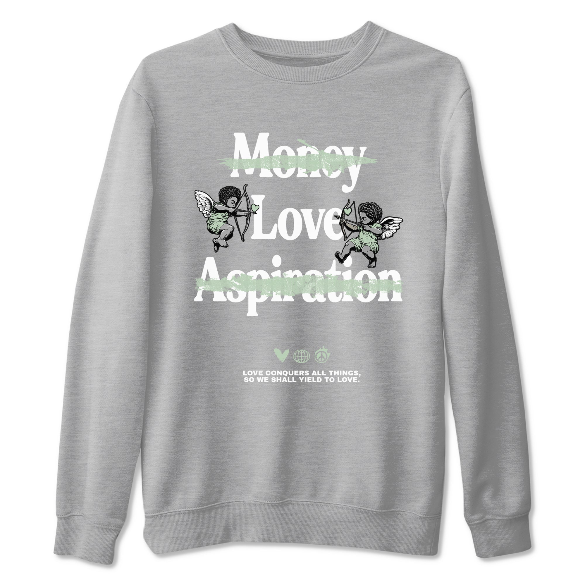 Love Conquers All Things Sneaker Tees - Air Jordan 4 Abundance