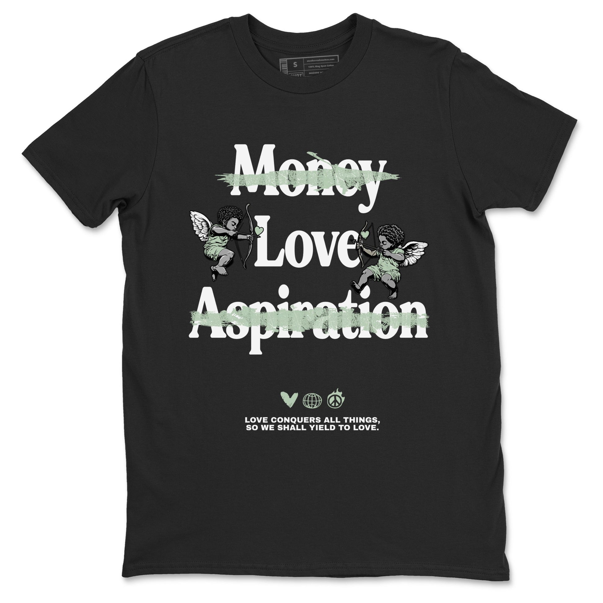 Love Conquers All Things Sneaker Tees - Air Jordan 4 Abundance