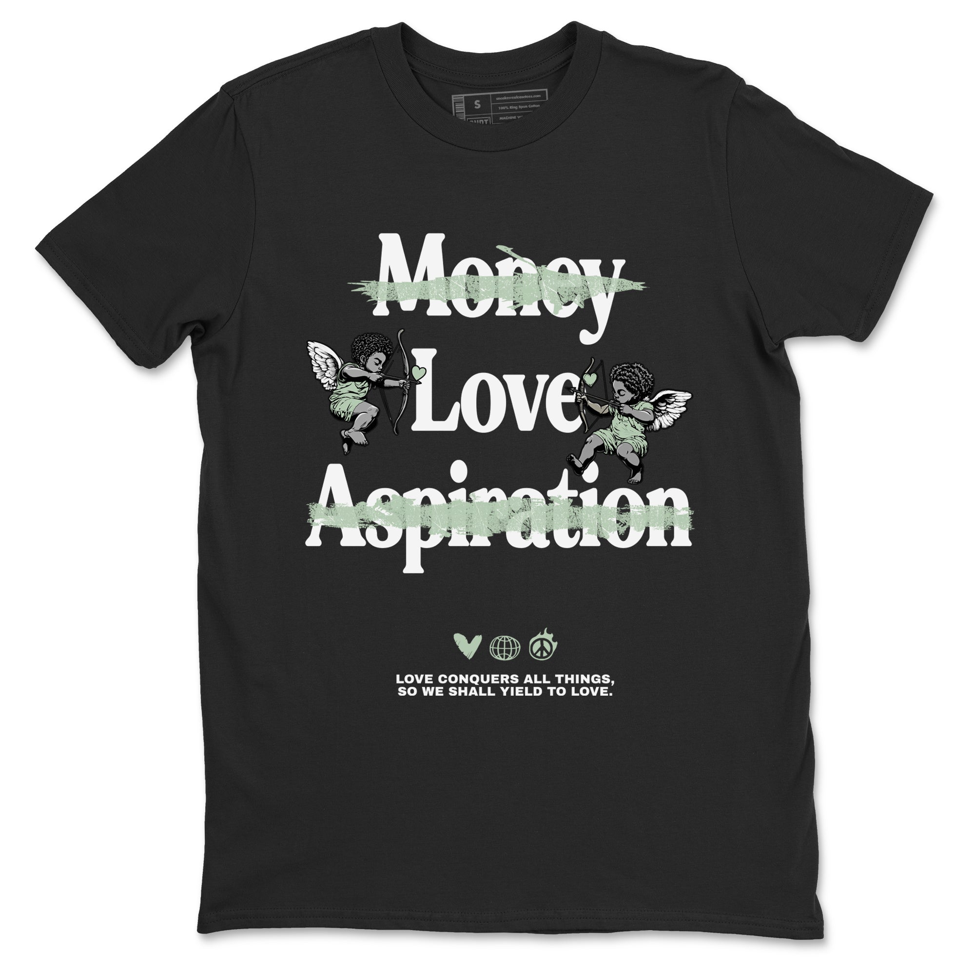 Love Conquers All Things Sneaker Tees - Air Jordan 4 Abundance