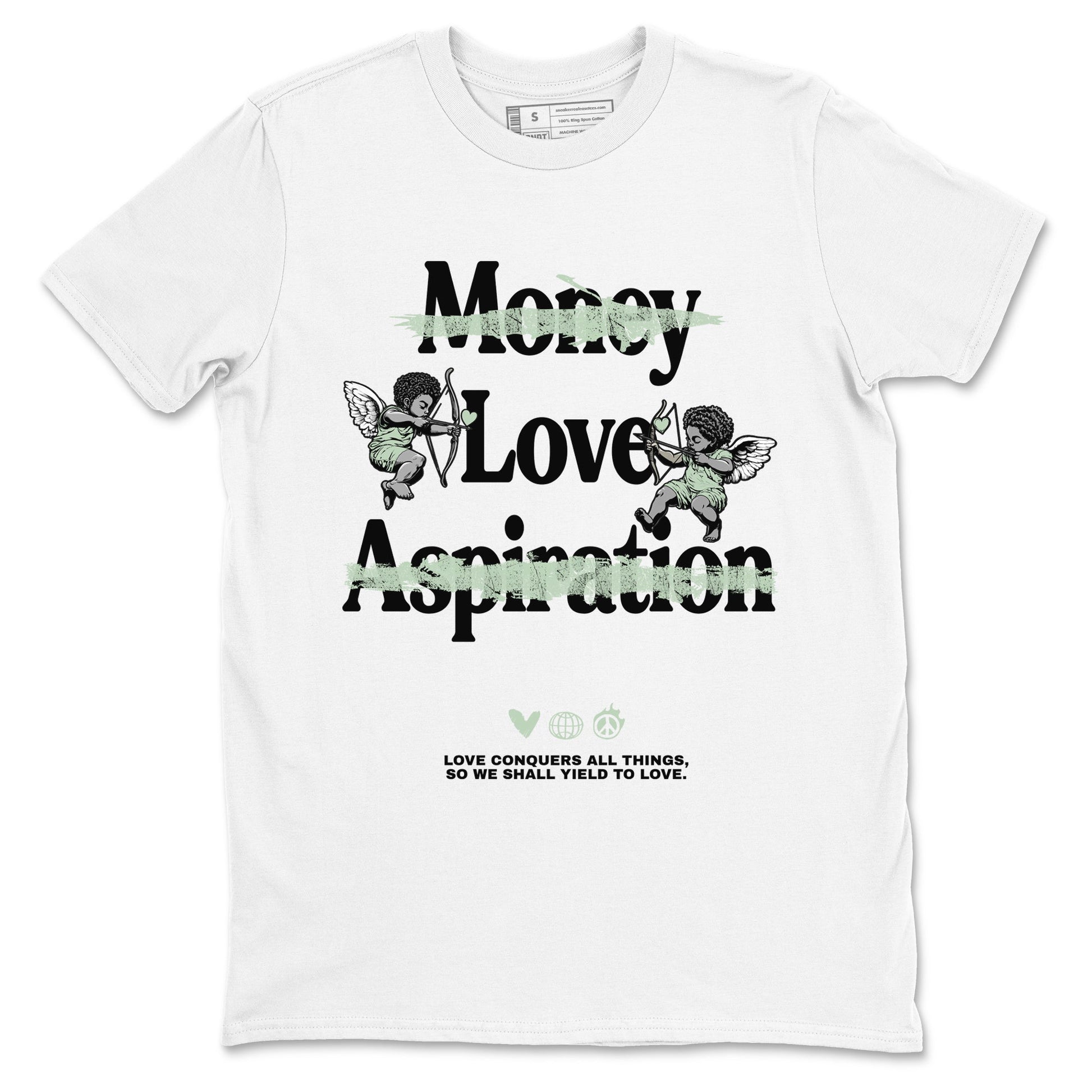 Love Conquers All Things Sneaker Tees - Air Jordan 4 Abundance