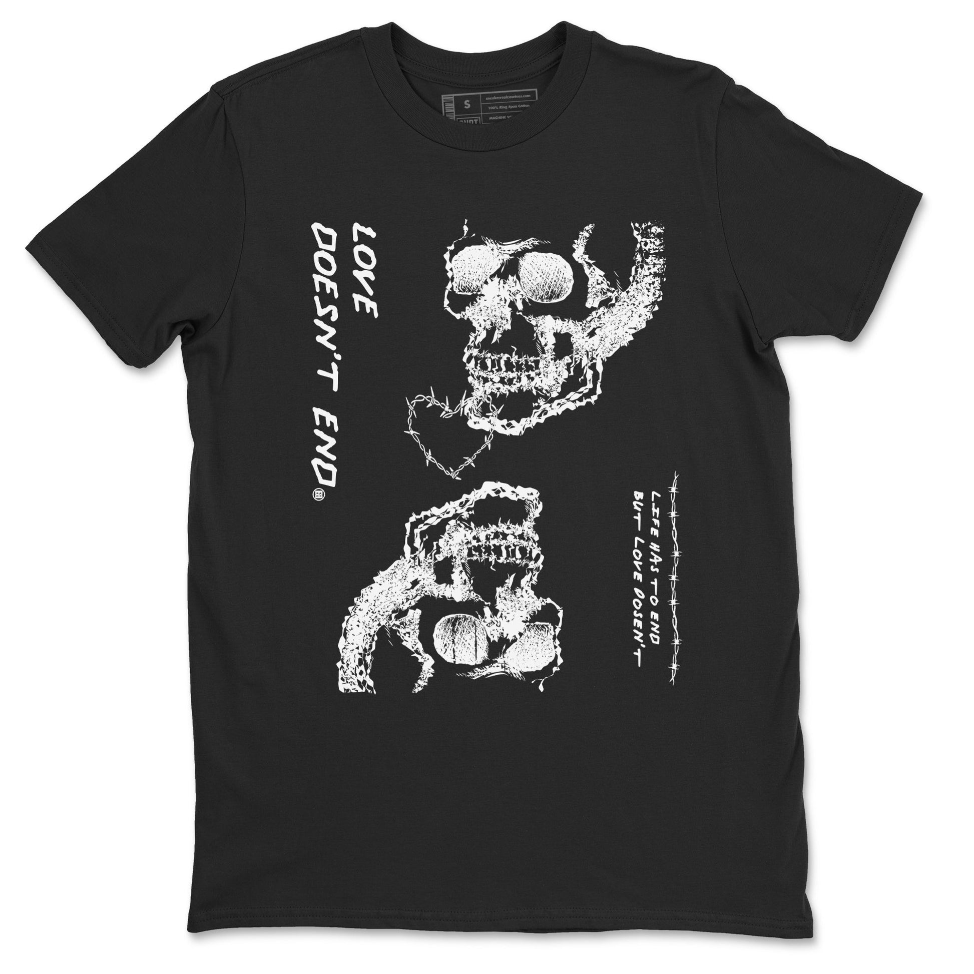 Love Doesn't End Sneaker Tees - Air Jordan 4 White Thunder