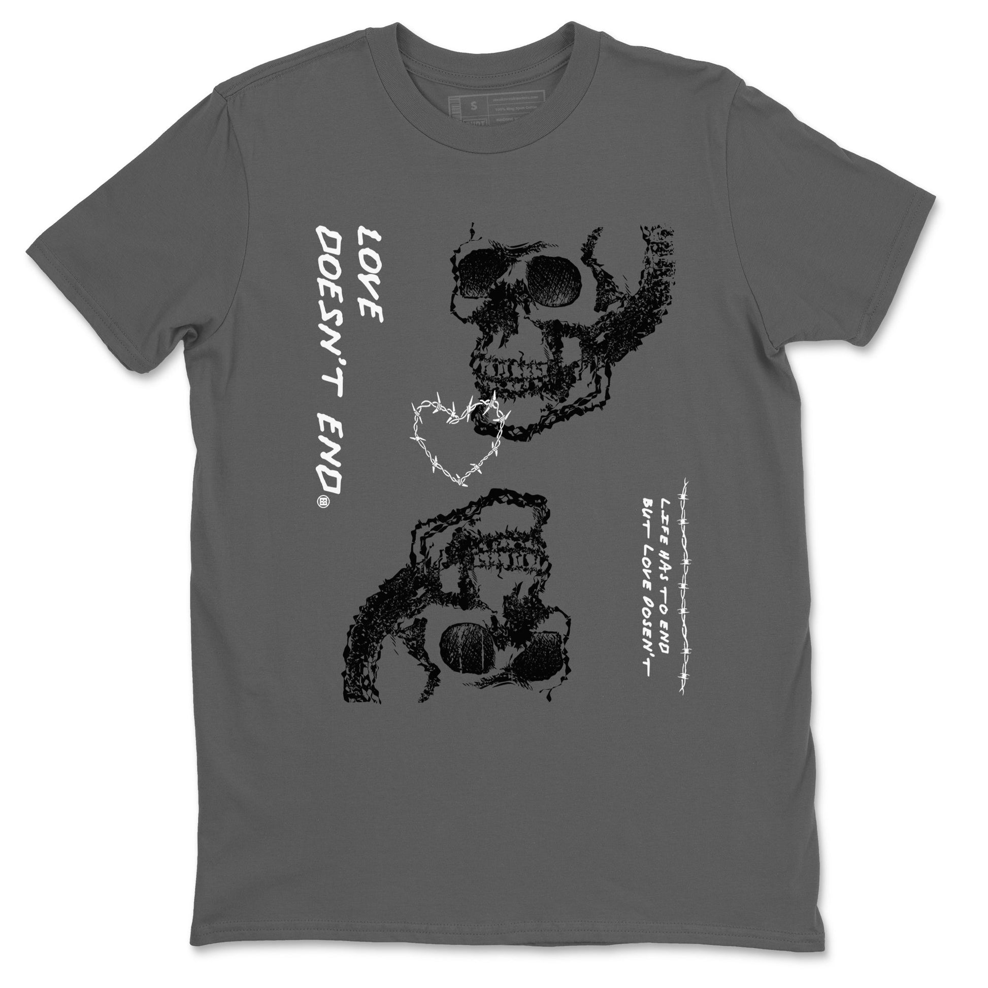 Love Doesn't End Sneaker Tees - Air Jordan 4 White Thunder