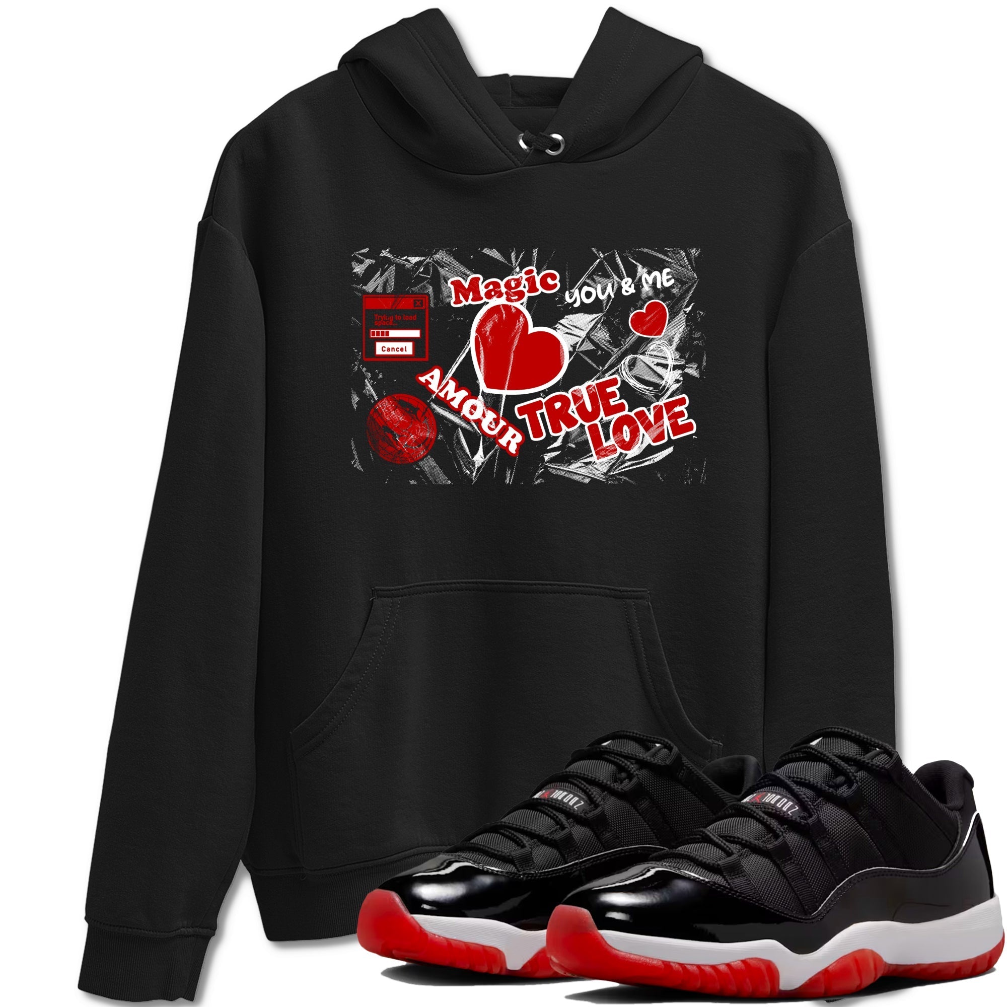 Love Under Wraps Sneaker Tees - Air Jordan 11 Bred