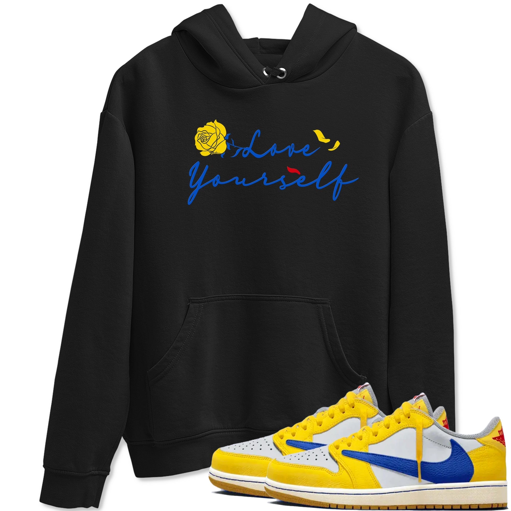 Love Yourself Sneaker Tees - Air Jordan 1 Travis Scott Canary
