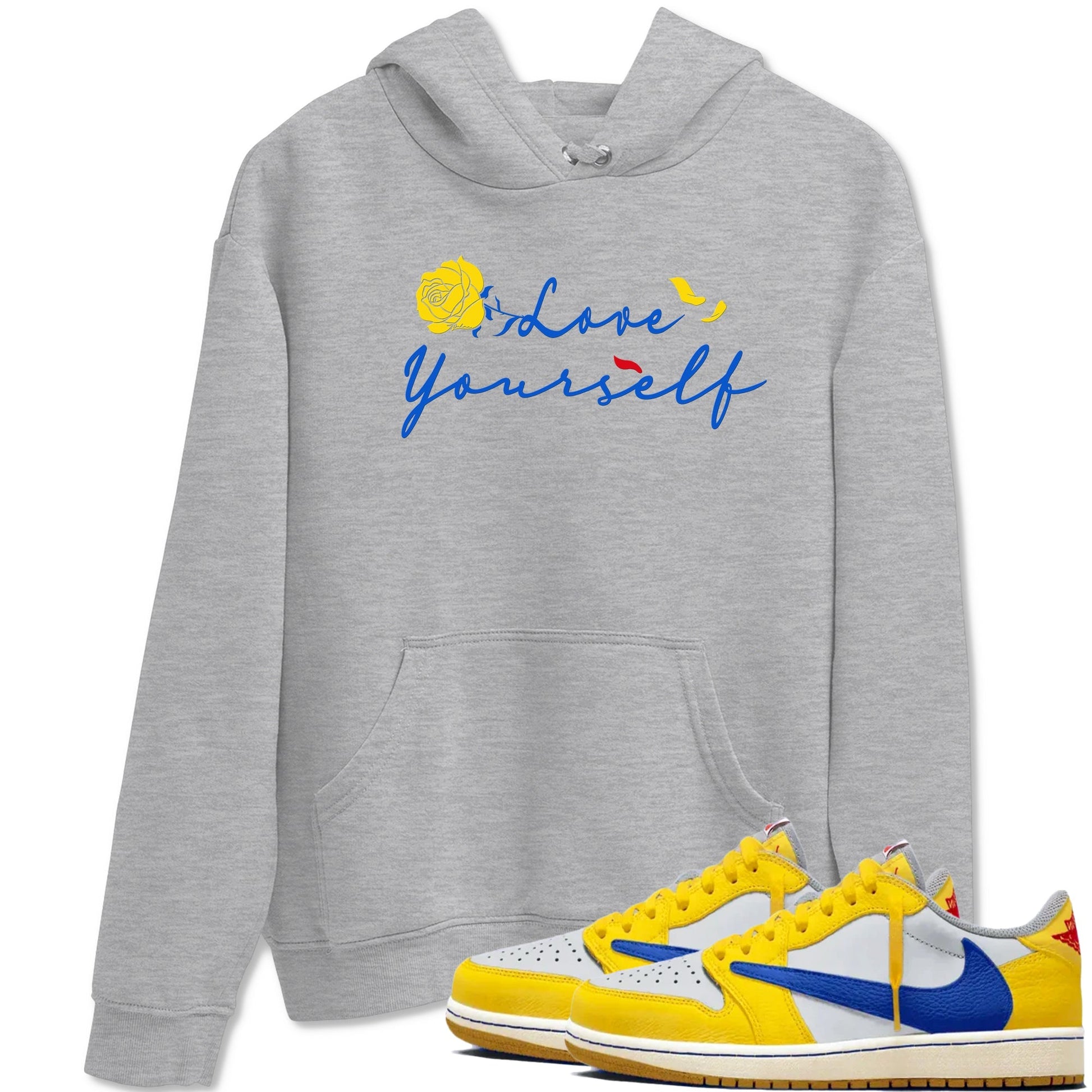 Love Yourself Sneaker Tees - Air Jordan 1 Travis Scott Canary
