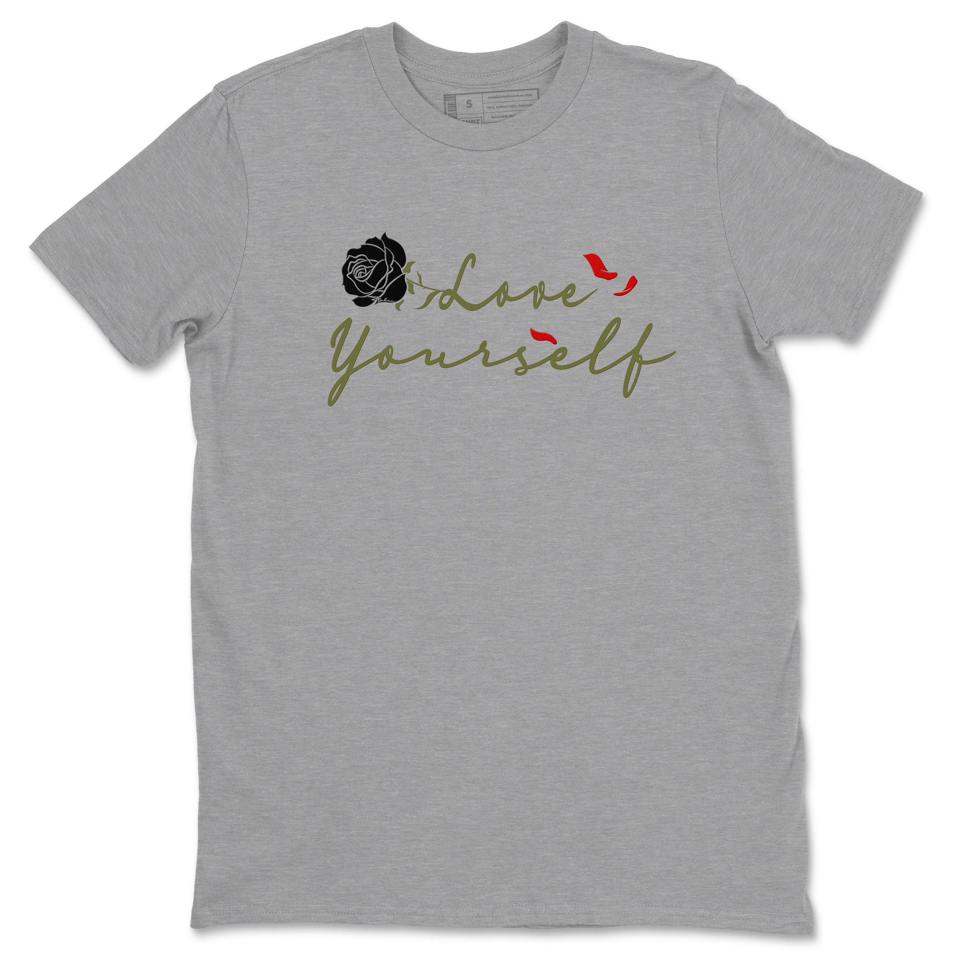 Love Yourself Sneaker Tees - Air Jordan 1 Travis Scott Medium Olive