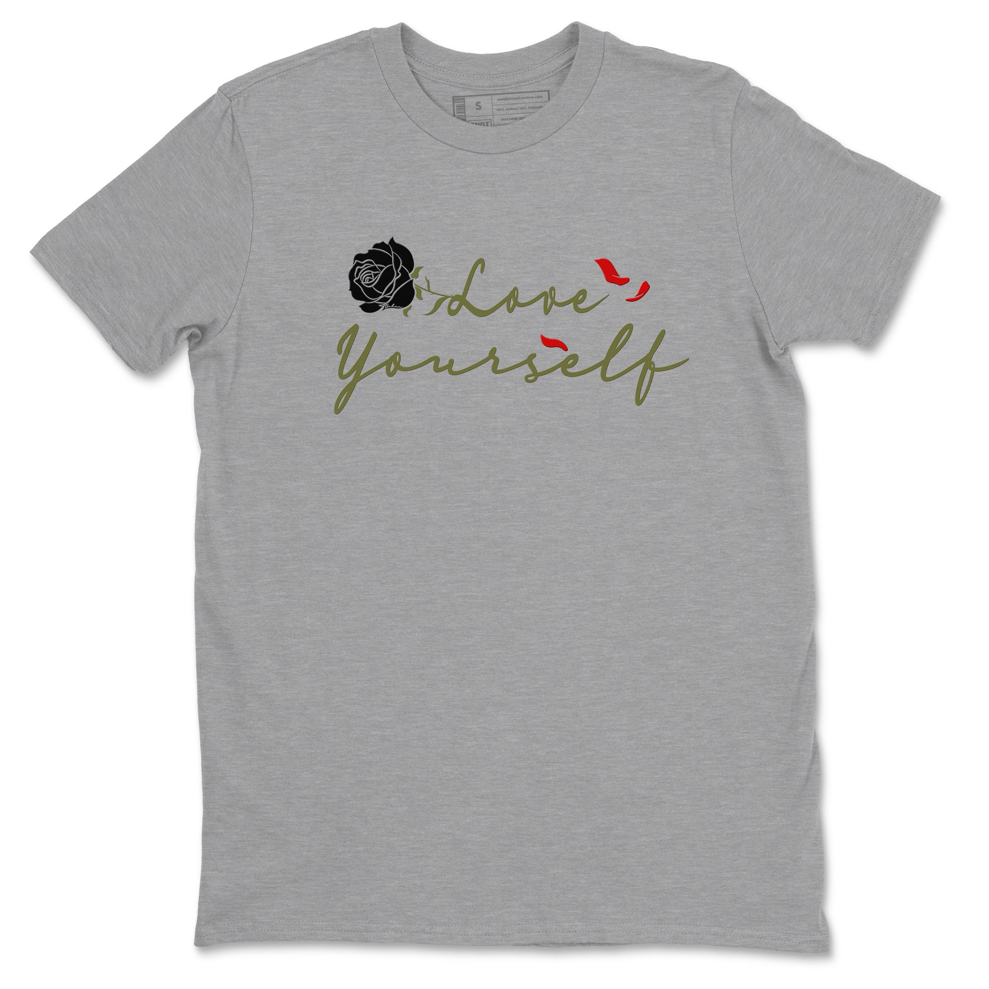 Love Yourself Sneaker Tees - Air Jordan 1 Travis Scott Medium Olive