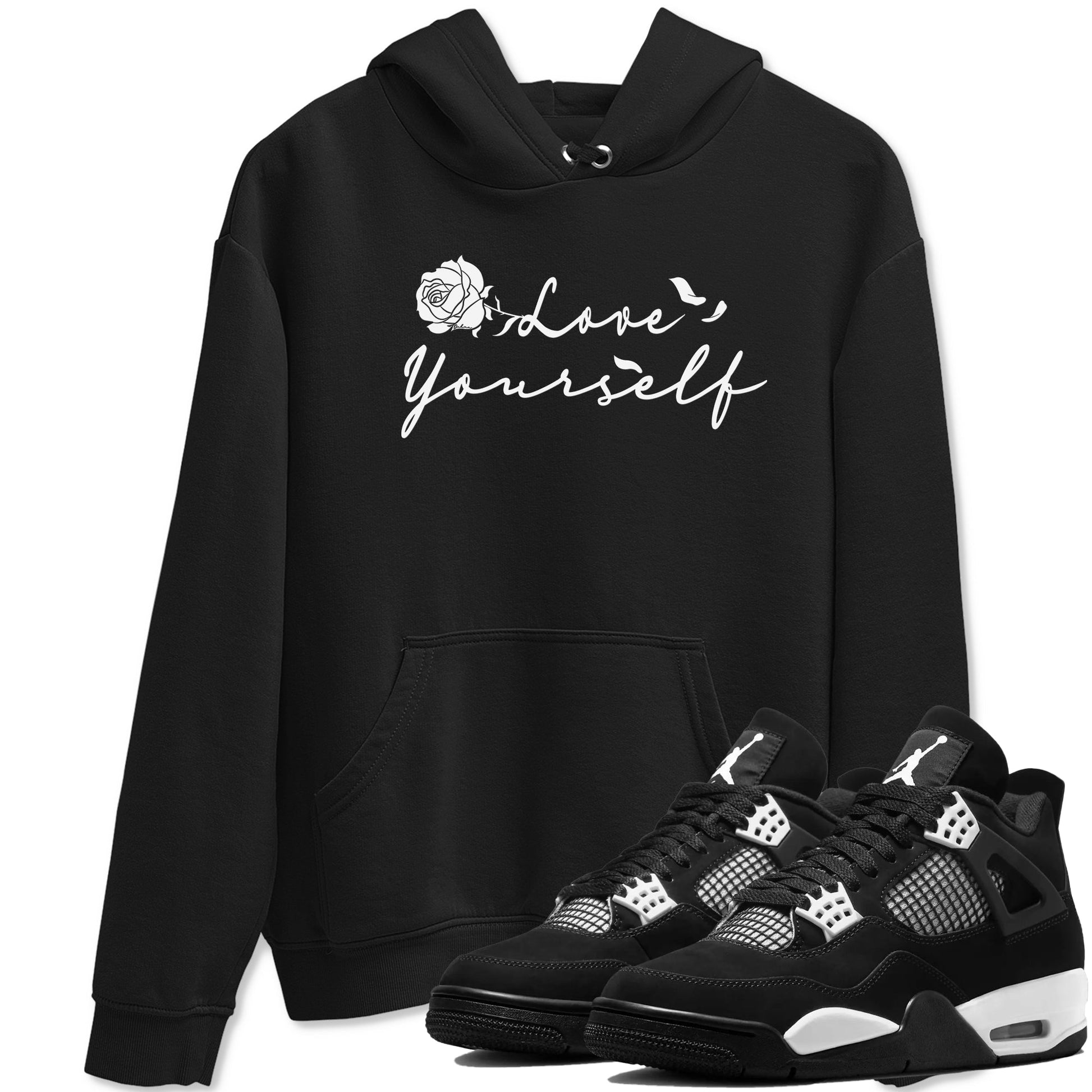 Love Yourself Sneaker Tees - Air Jordan 4 White Thunder