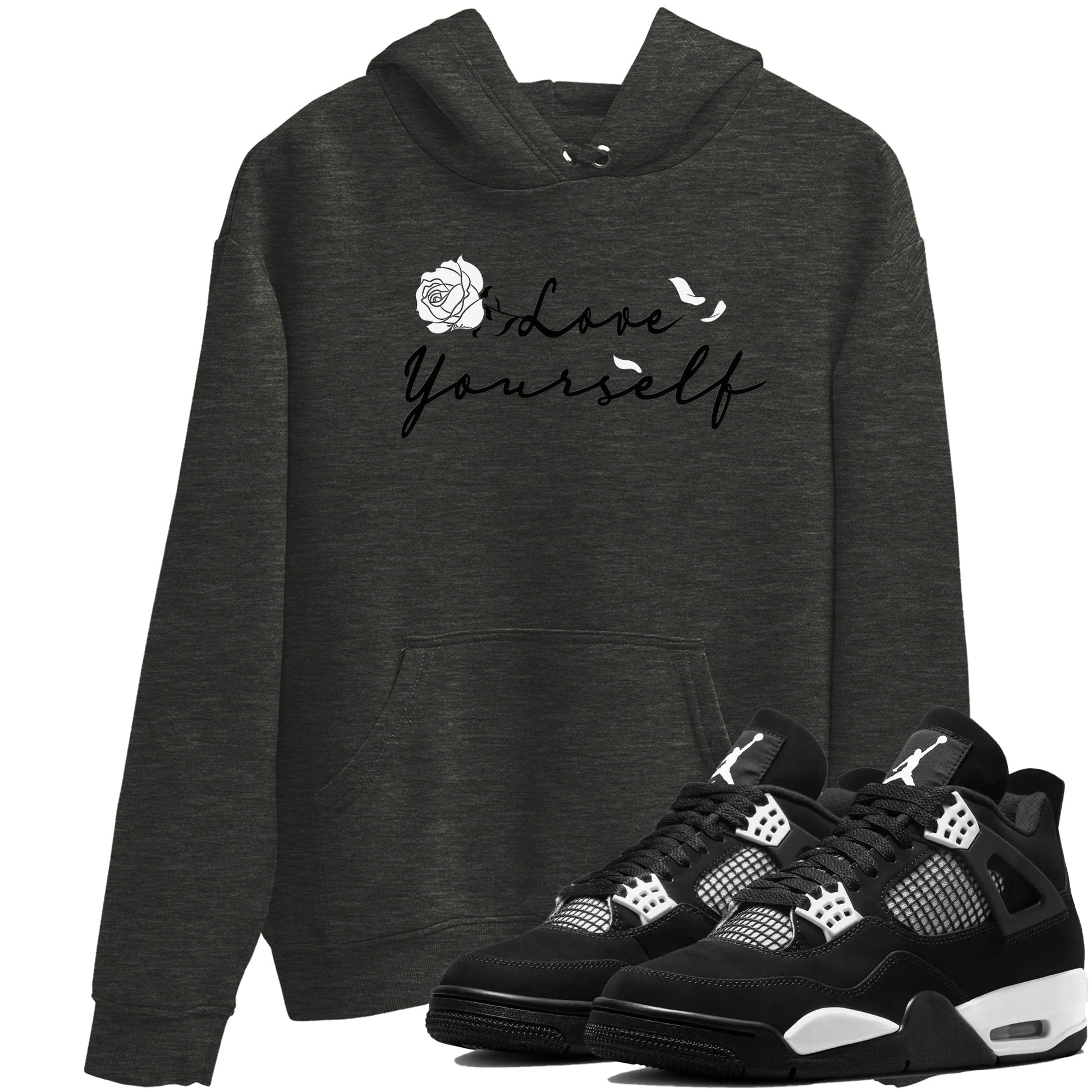 Love Yourself Sneaker Tees - Air Jordan 4 White Thunder