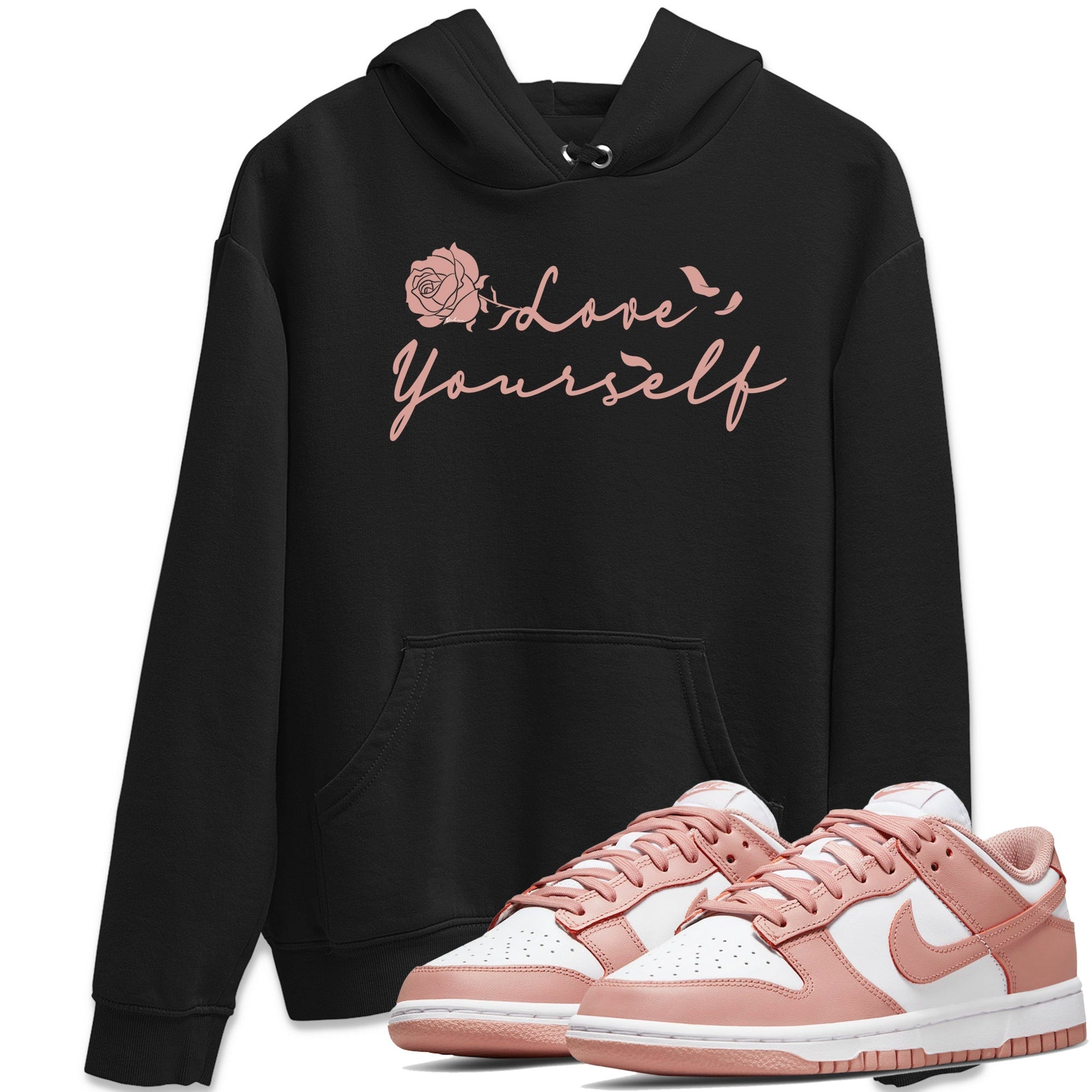 Love Yourself Sneaker Tee - Dunk Rose Whisper