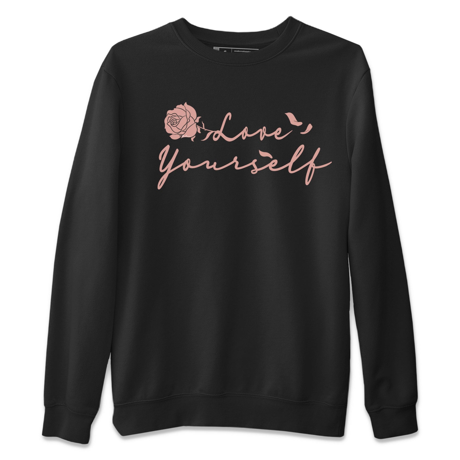 Love Yourself Sneaker Tee - Dunk Rose Whisper