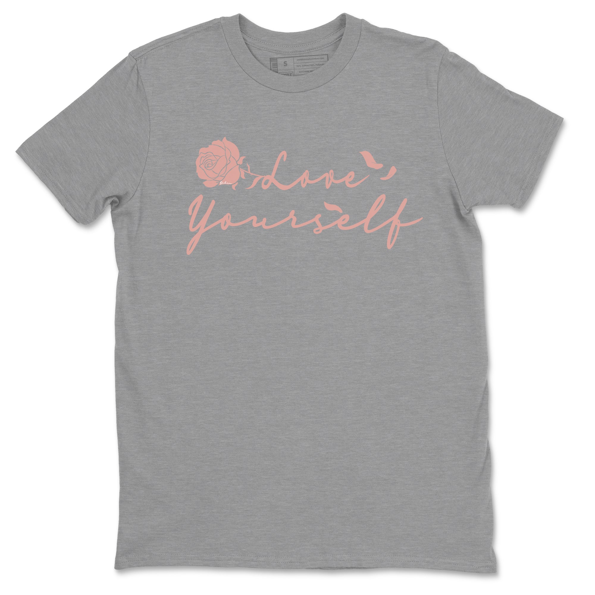 Love Yourself Sneaker Tee - Dunk Rose Whisper