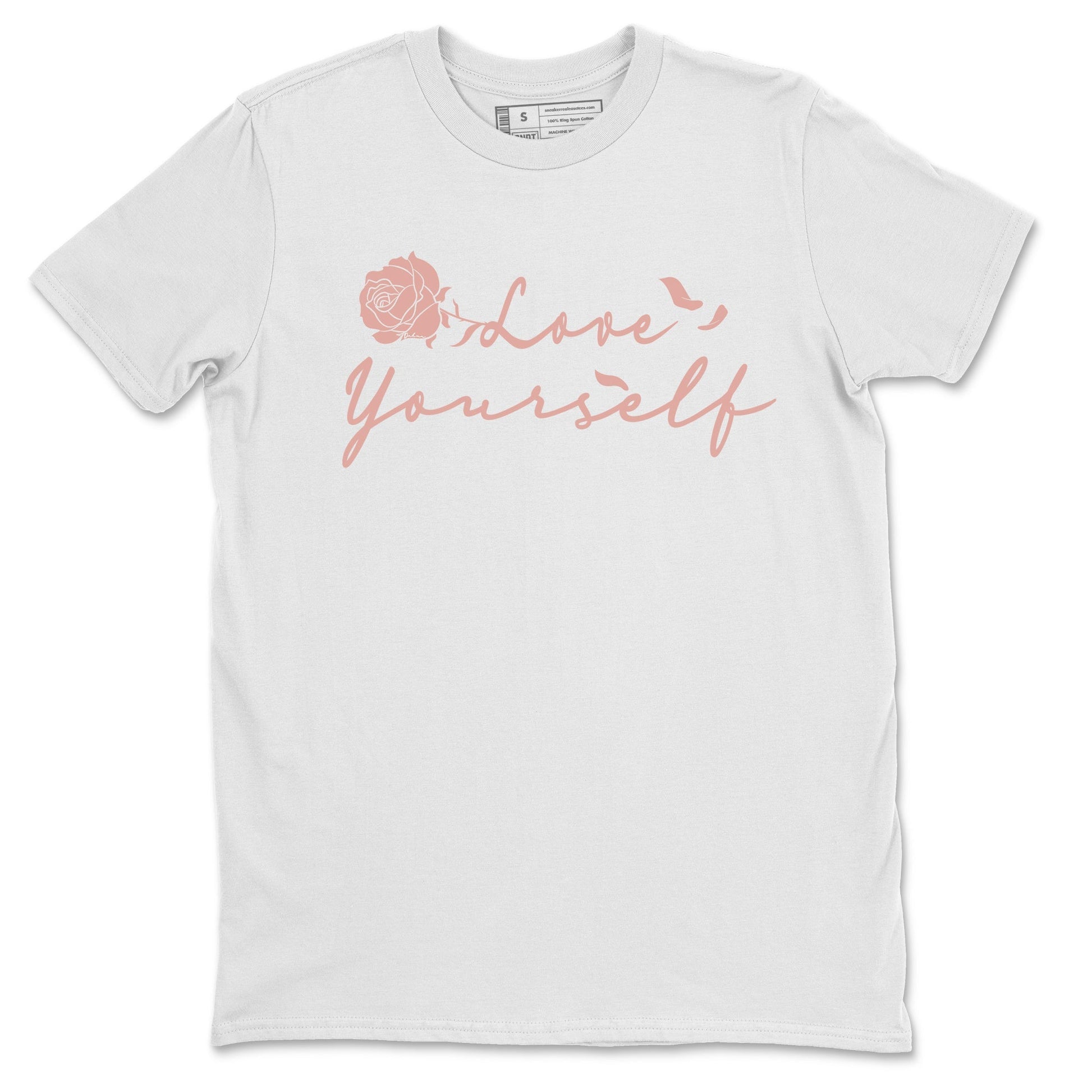 Love Yourself Sneaker Tee - Dunk Rose Whisper