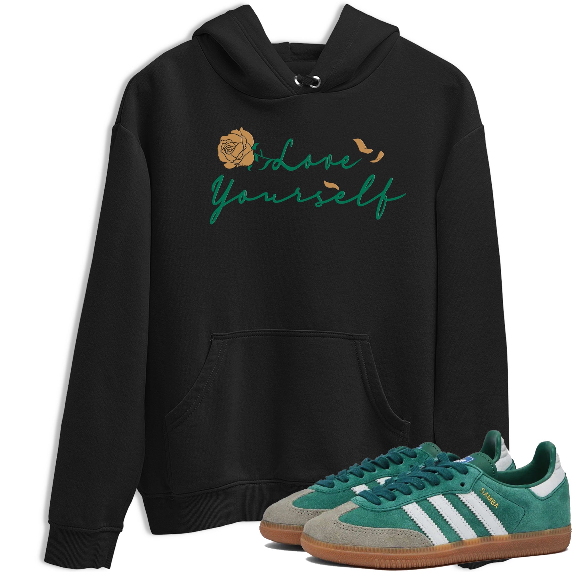 Love Yourself Sneaker Tee - Samba Collegiate Green Gum