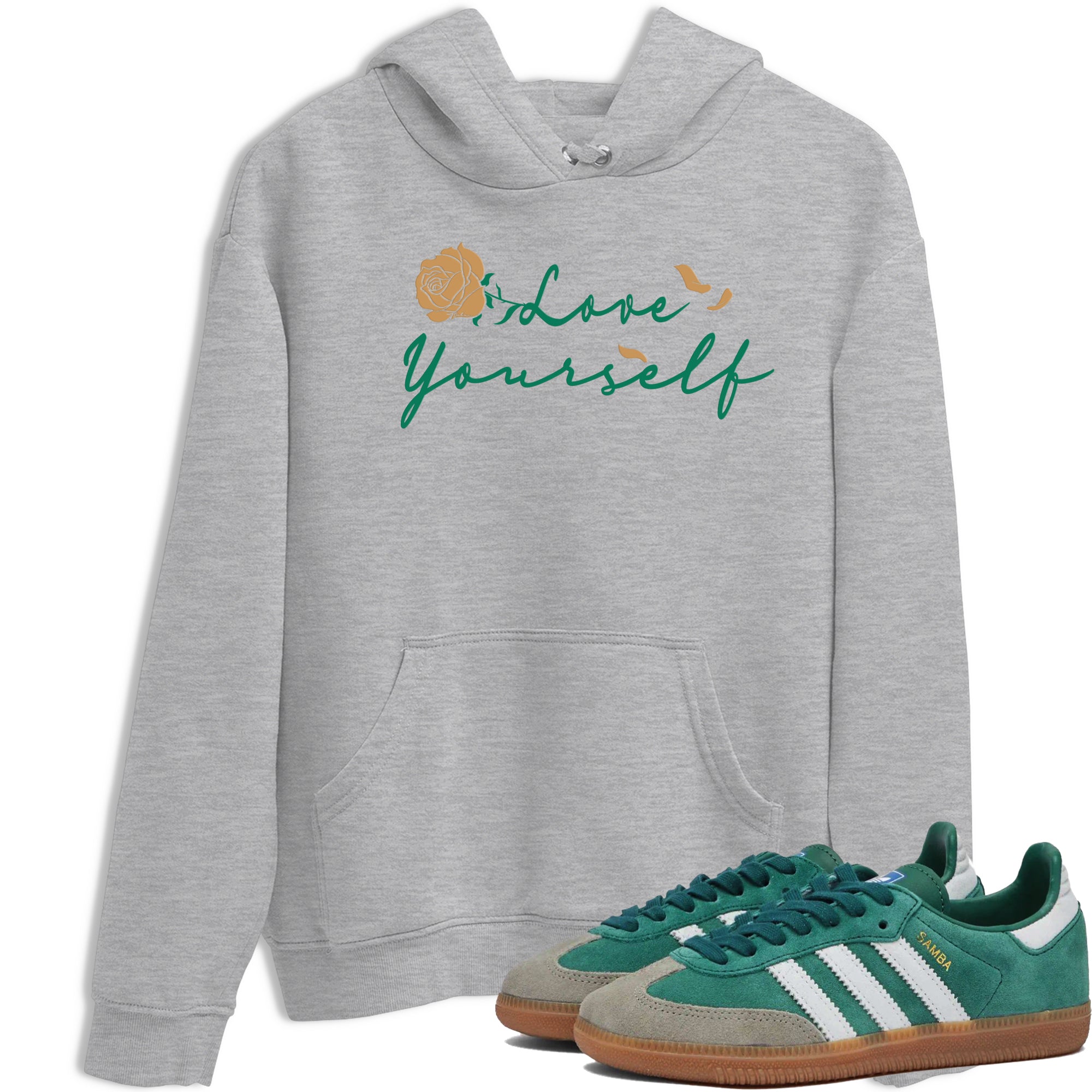 Love Yourself Sneaker Tee - Samba Collegiate Green Gum