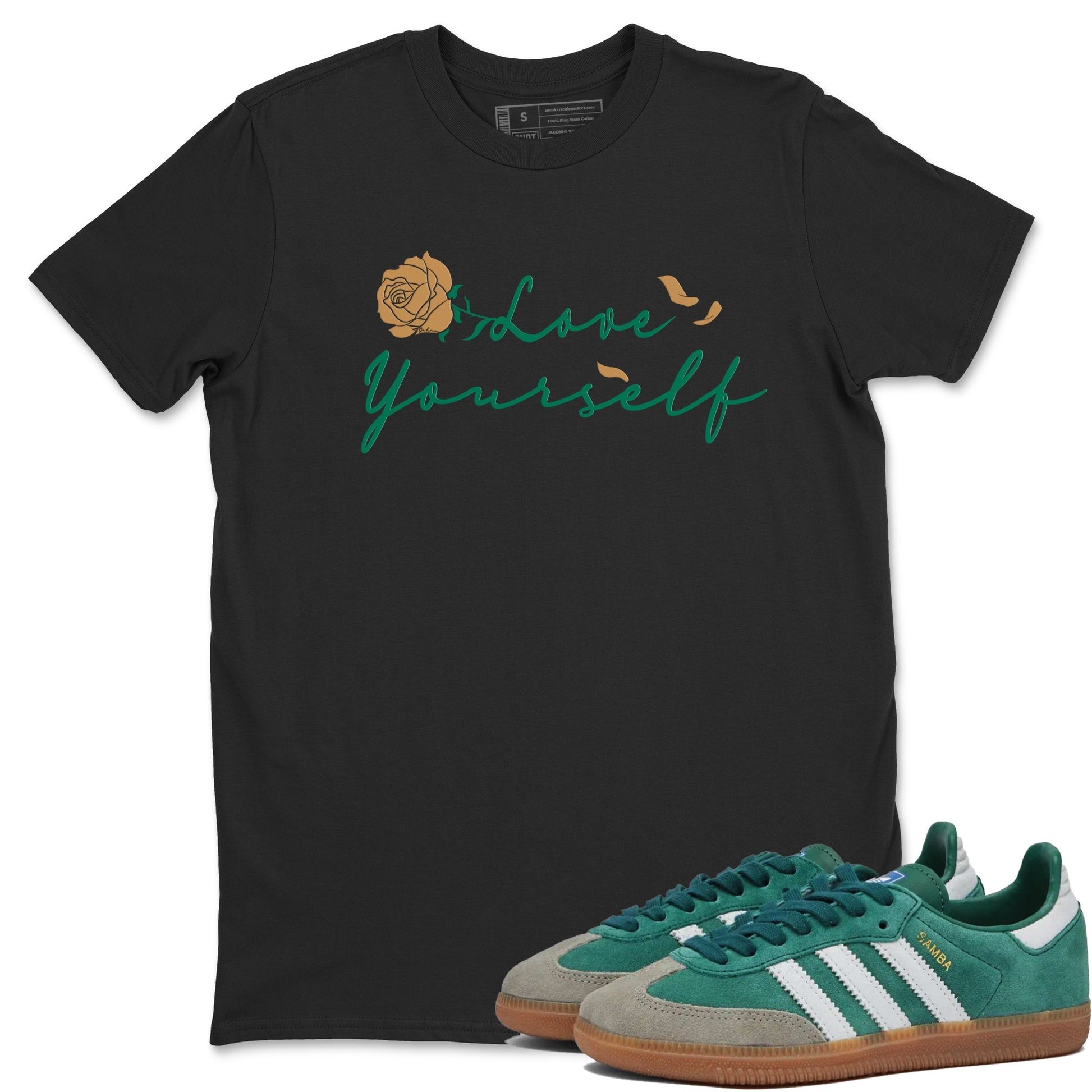 Love Yourself Sneaker Tee - Samba Collegiate Green Gum