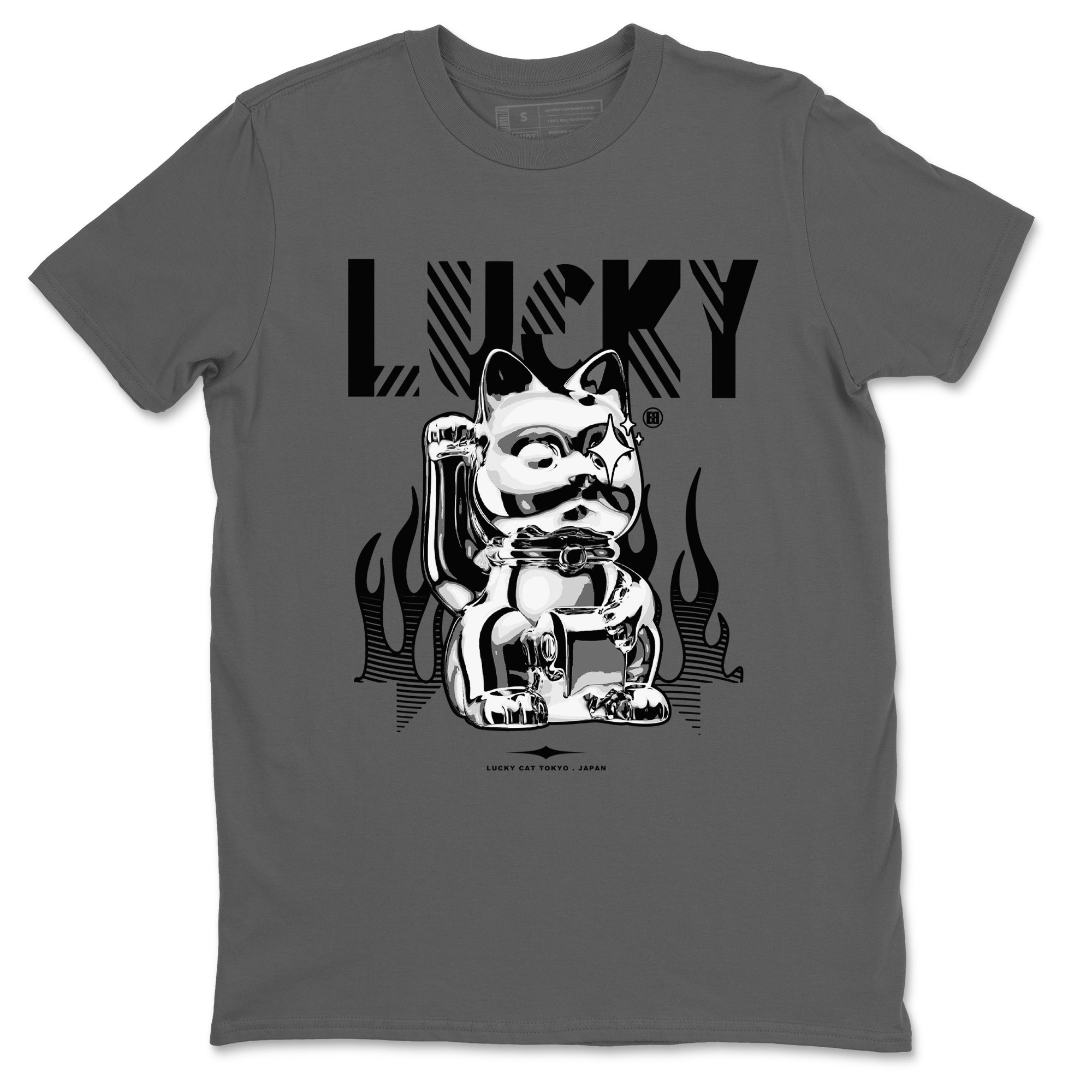 Lucky Cat Sneaker Tees - Air Jordan 4 White Thunder