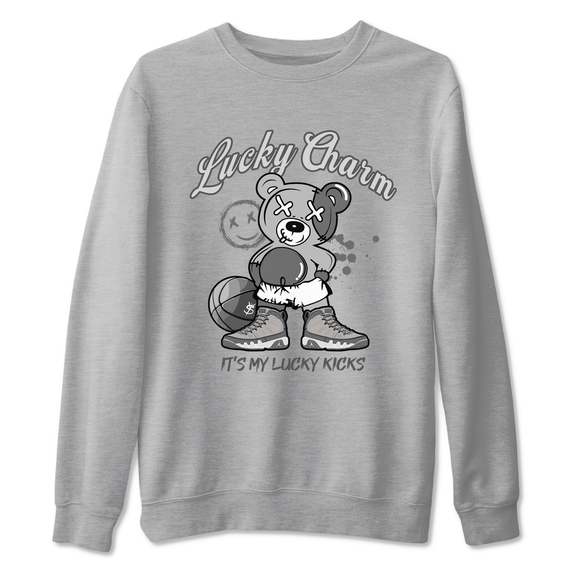 Lucky Charm Sneaker Tees - Air Jordan 9 Cool Grey