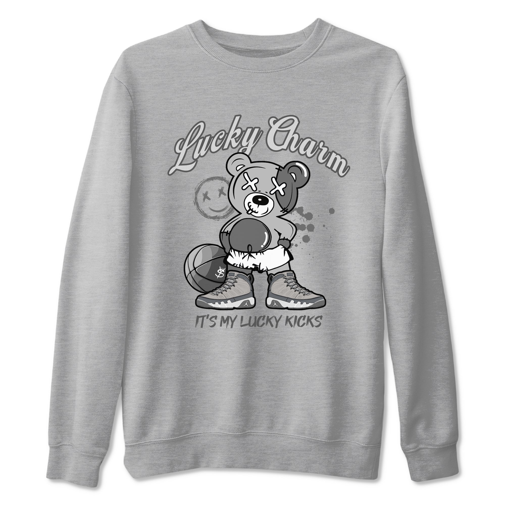 Lucky Charm Sneaker Tees - Air Jordan 9 Cool Grey