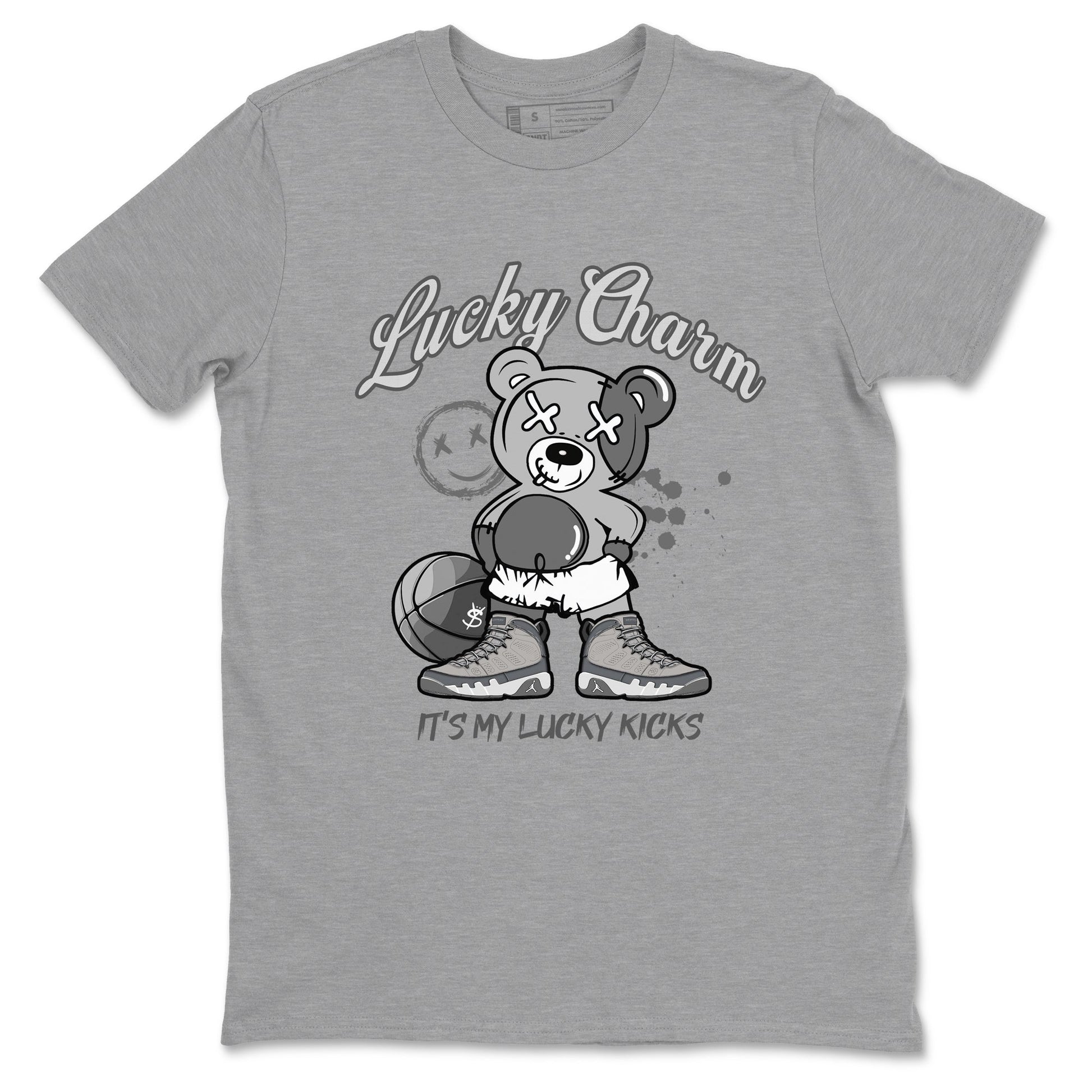 Lucky Charm Sneaker Tees - Air Jordan 9 Cool Grey