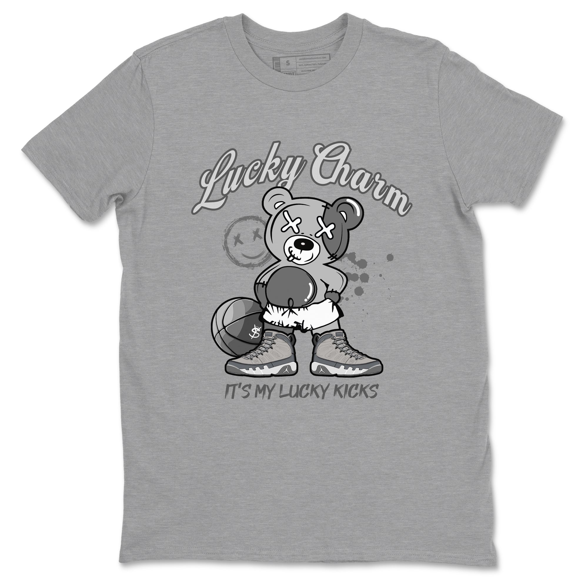 Lucky Charm Sneaker Tees - Air Jordan 9 Cool Grey