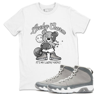 Lucky Charm Sneaker Tees - Air Jordan 9 Cool Grey