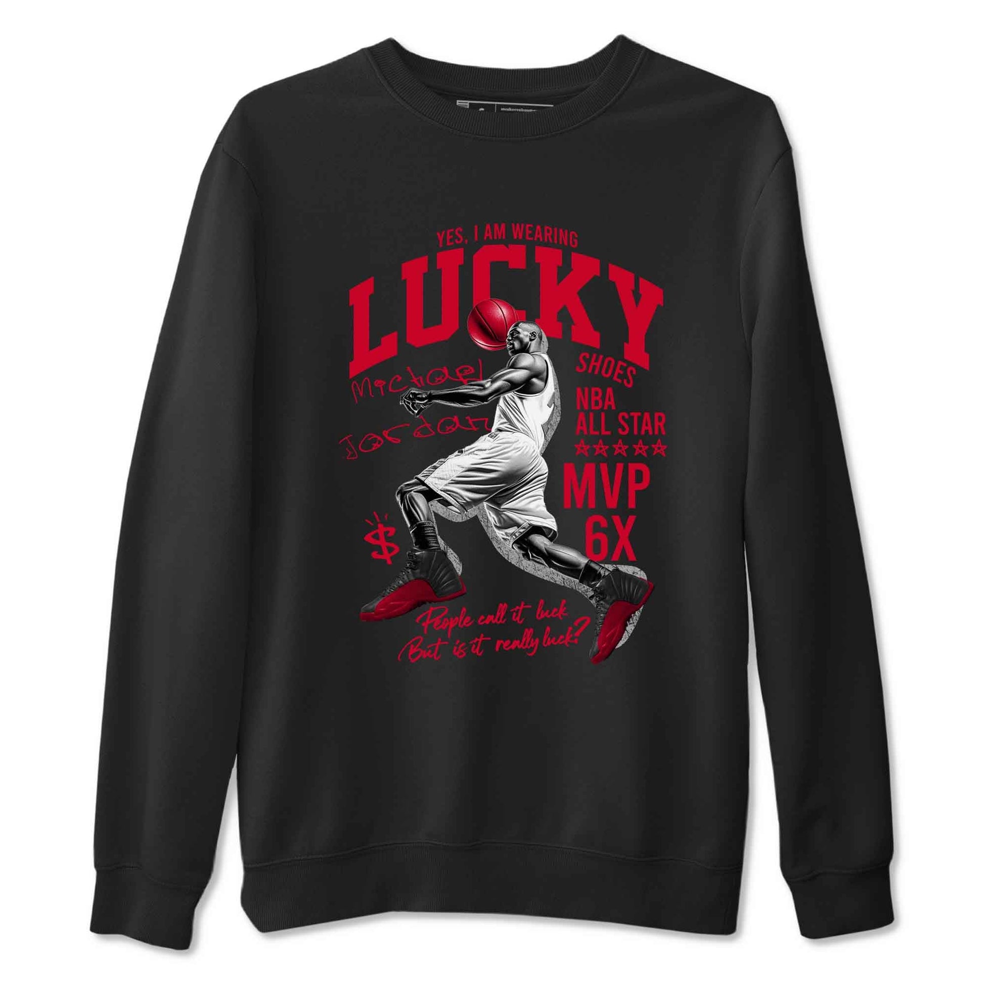 Lucky Player Sneaker Tees - Air Jordan 12 Flu Game