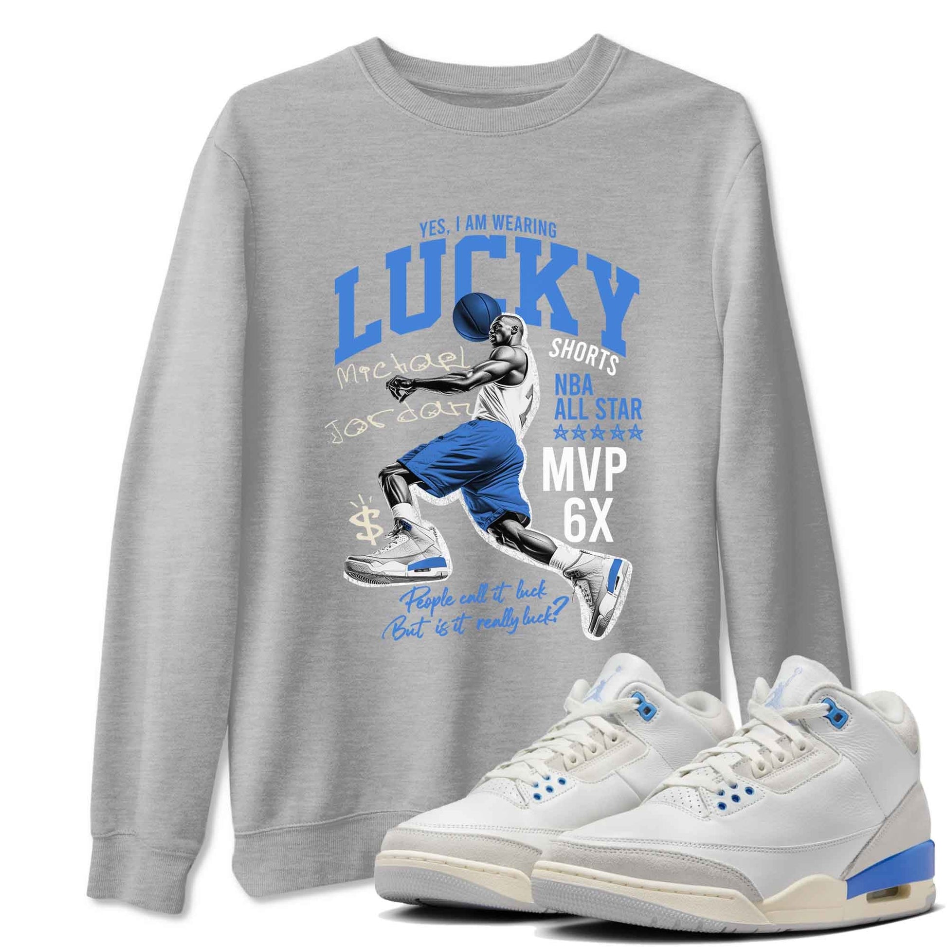 Lucky Player Sneaker Tees - Air Jordan 3 Lucky Shorts