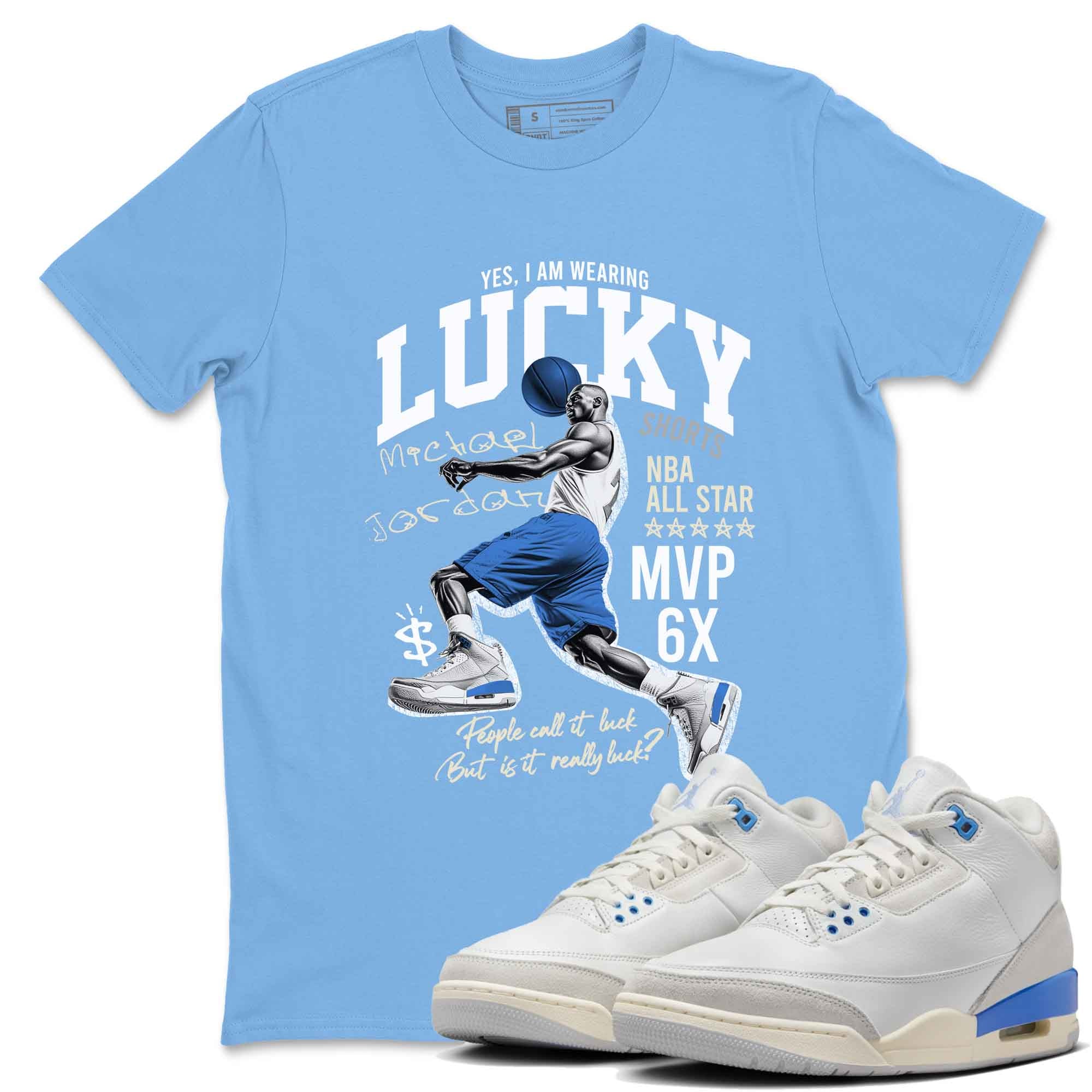 Lucky Player Sneaker Tees - Air Jordan 3 Lucky Shorts