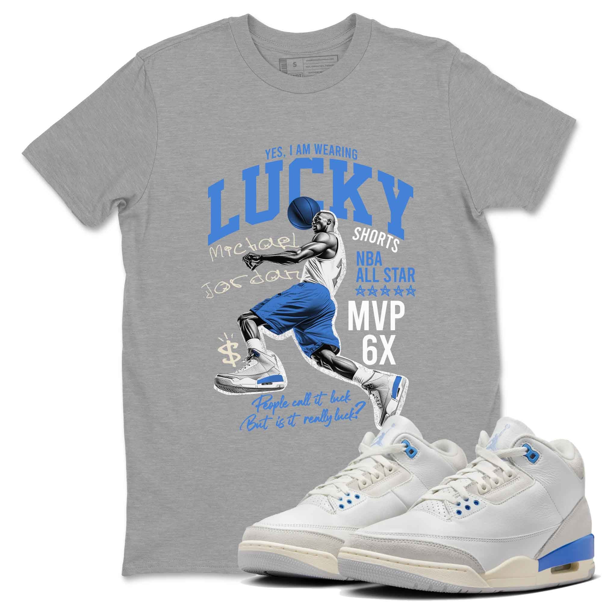 Lucky Player Sneaker Tees - Air Jordan 3 Lucky Shorts
