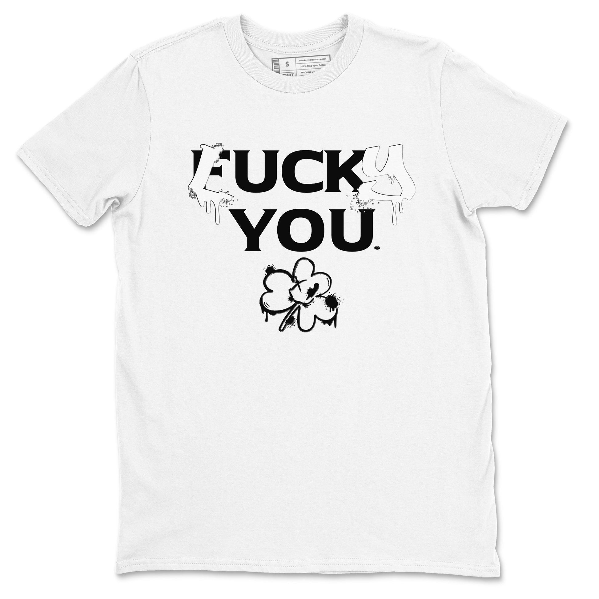 Lucky You Sneaker Tees - Air Jordan 4 White Thunder