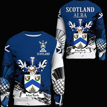 Macturk Scottish Family Crest Scotland Special Sweater A7 ? Usalast