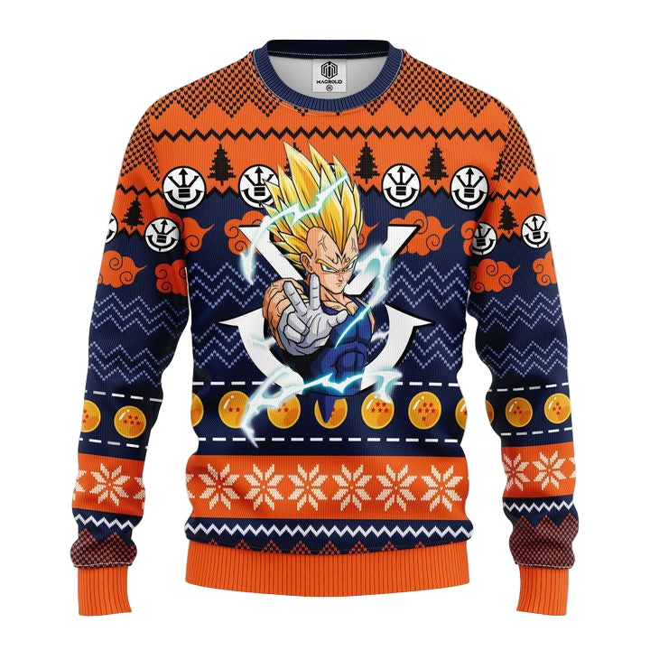 Majin Vegeta Dragon Ball Ugly Christmas Sweater Amazing Gift Idea Thanksgiving Gift ? Usalast