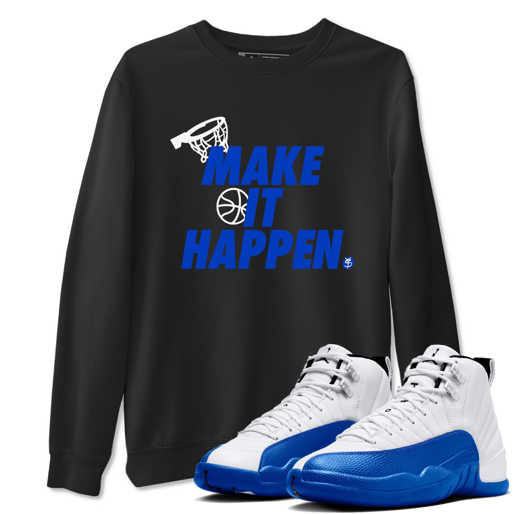 Make It Happen Sneaker Tees - Air Jordan 12 Blueberry