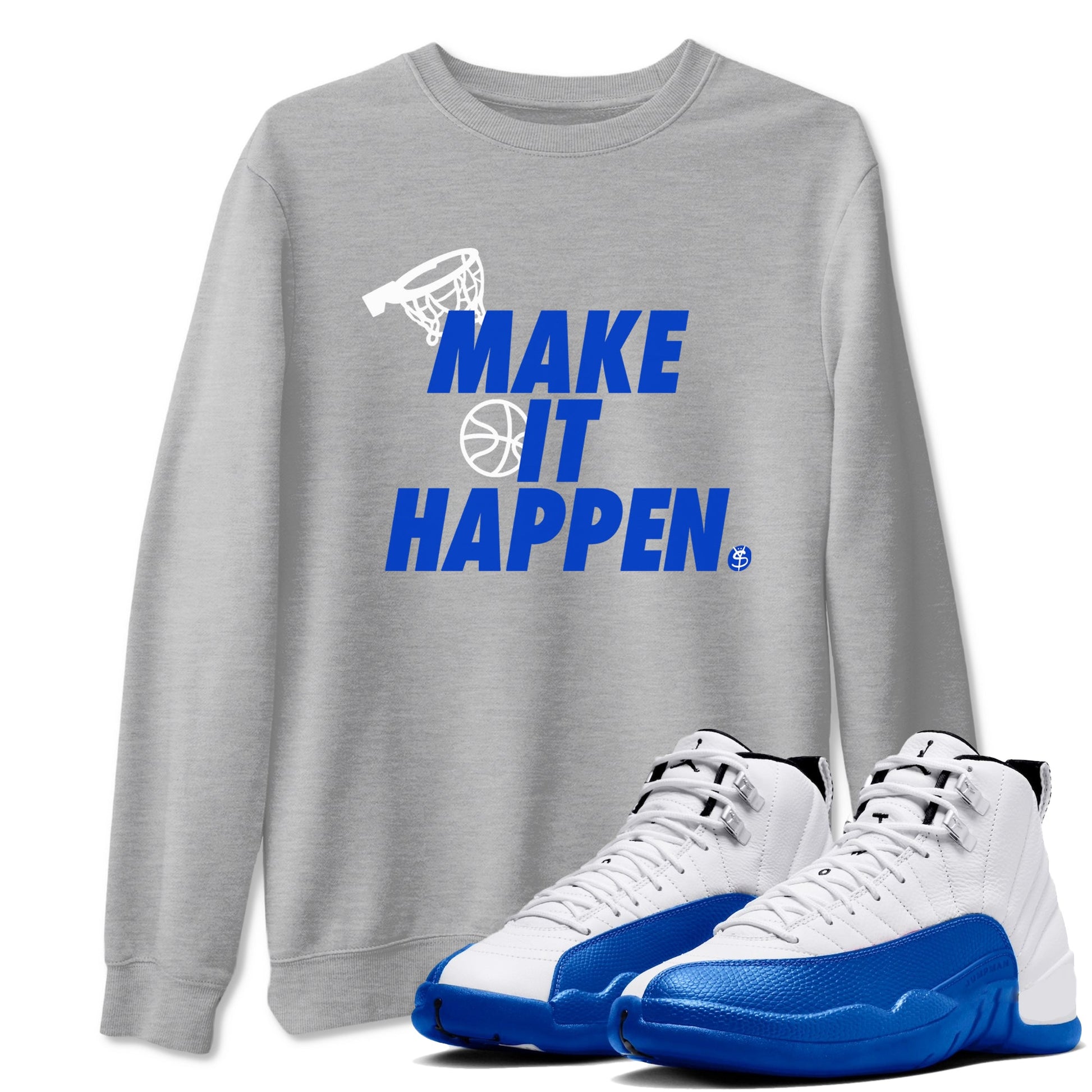 Make It Happen Sneaker Tees - Air Jordan 12 Blueberry