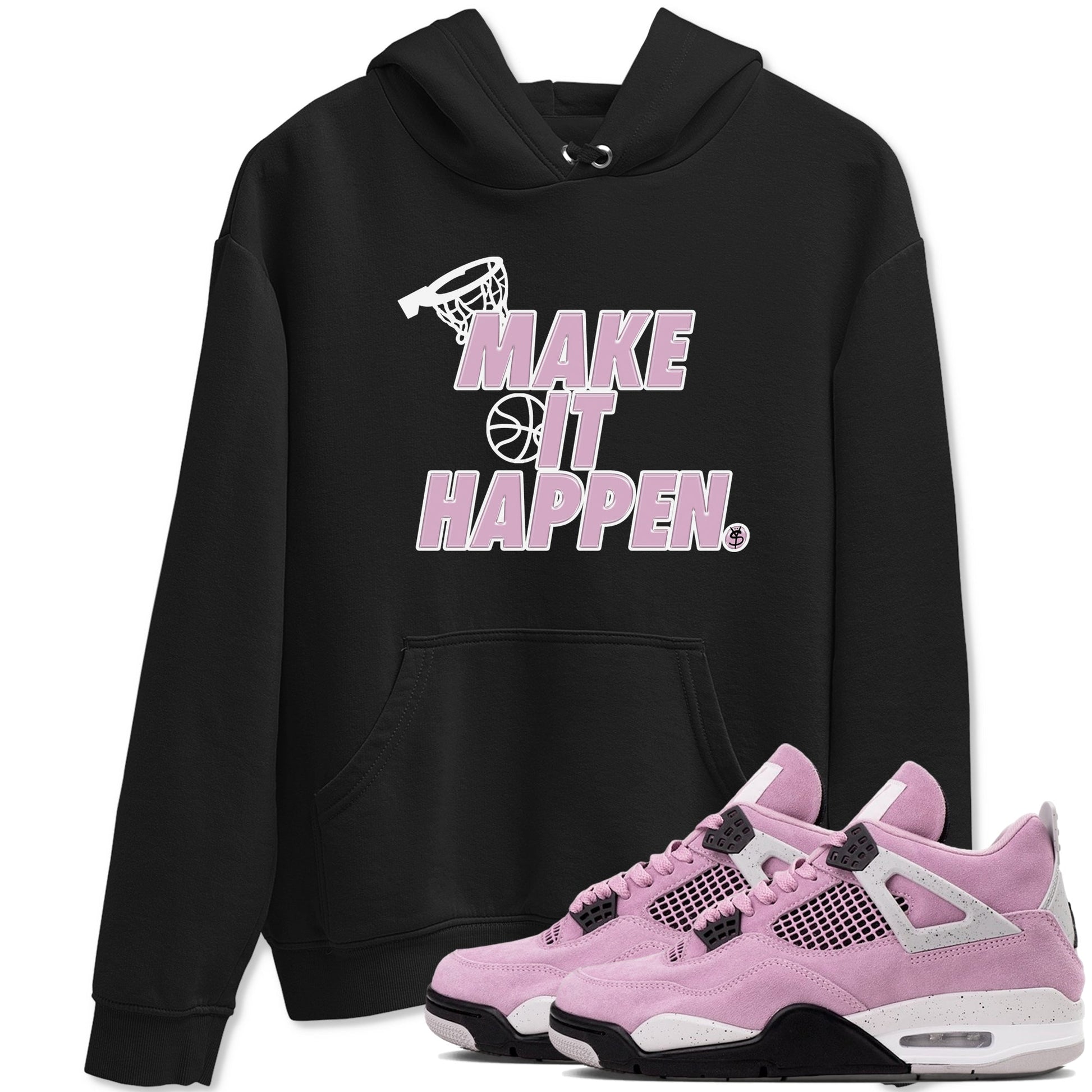 Make It Happen Sneaker Tees - Air Jordan 4 Orchid