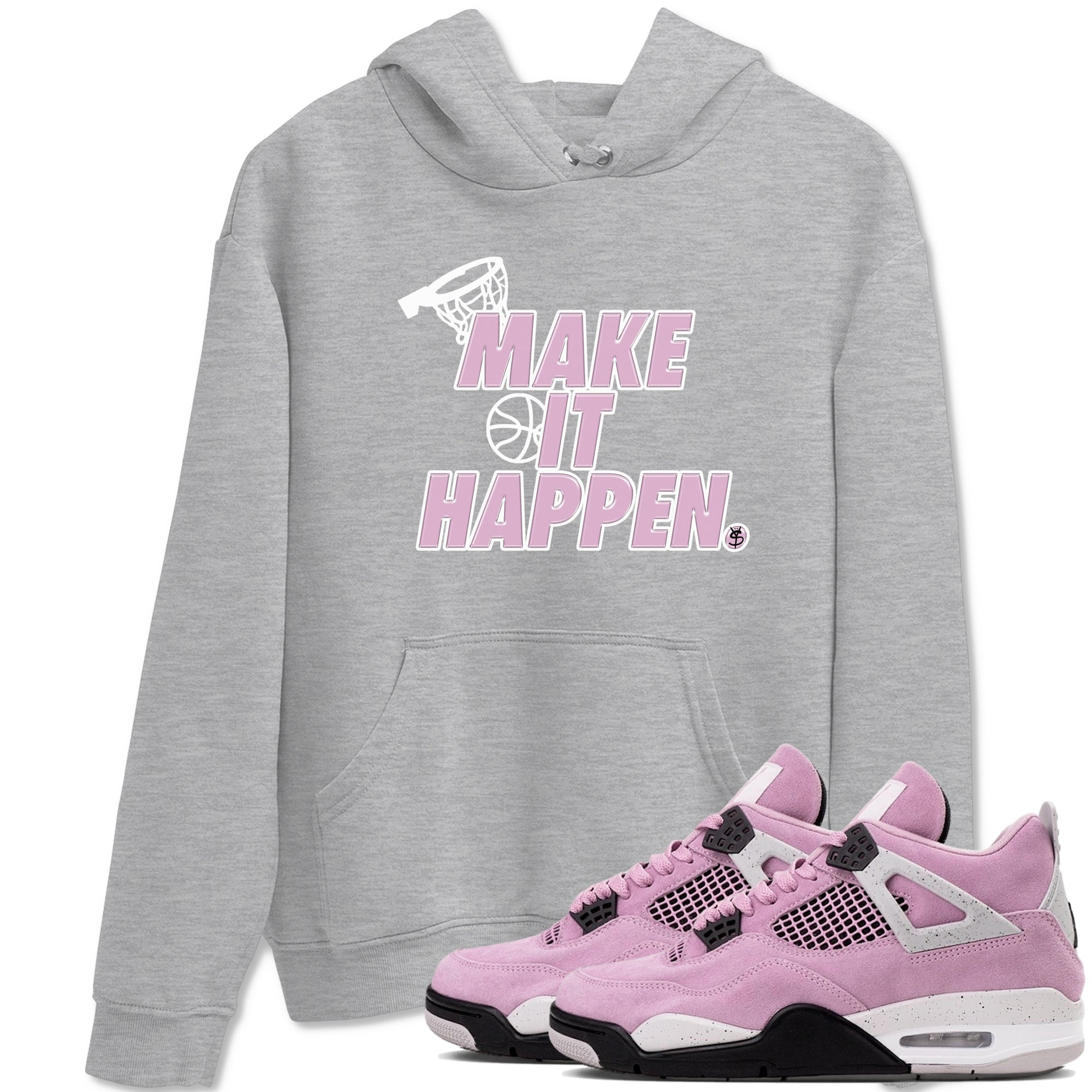Make It Happen Sneaker Tees - Air Jordan 4 Orchid