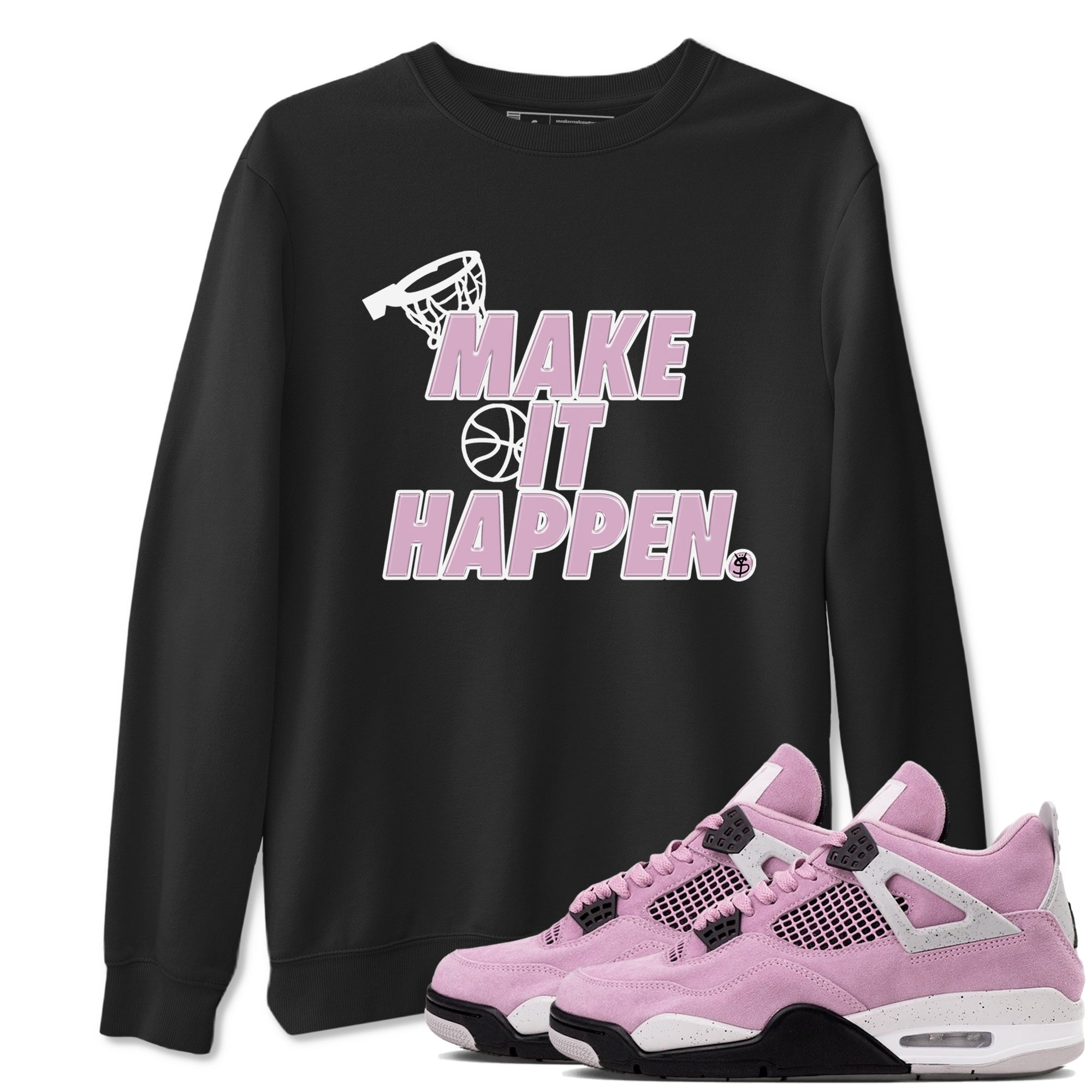 Make It Happen Sneaker Tees - Air Jordan 4 Orchid