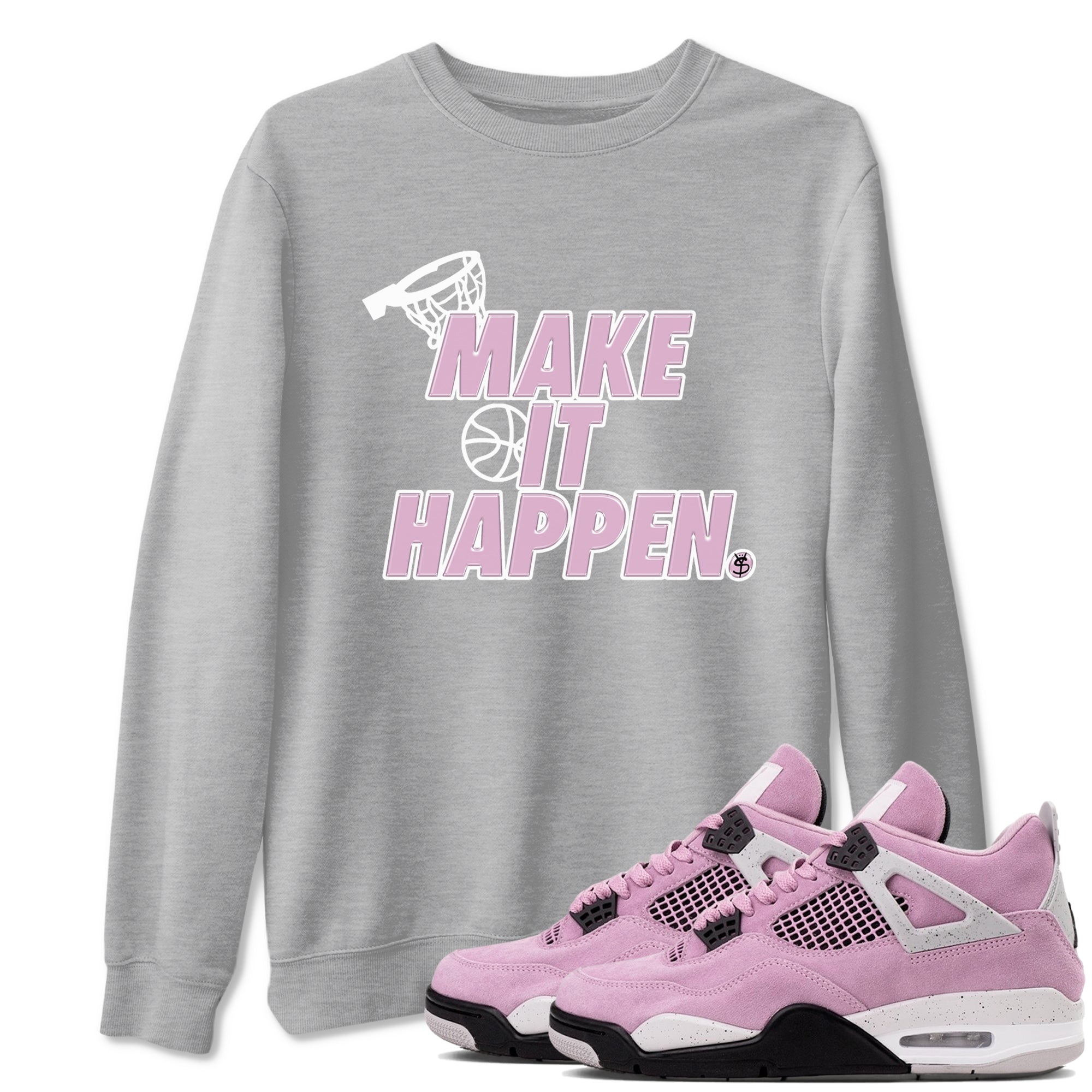 Make It Happen Sneaker Tees - Air Jordan 4 Orchid