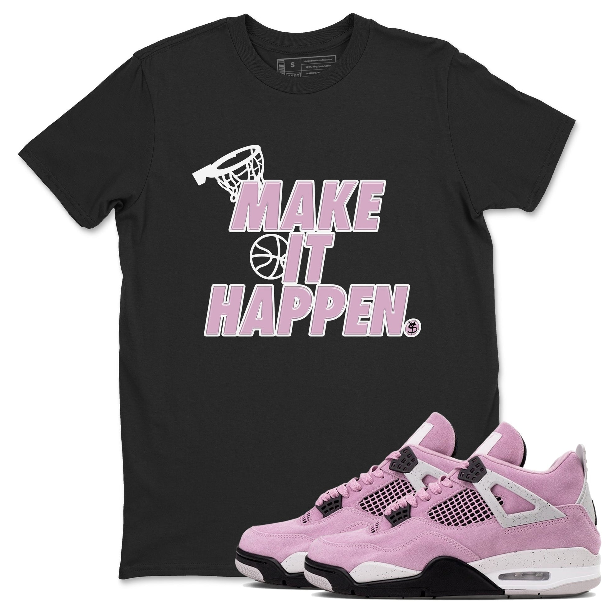 Make It Happen Sneaker Tees - Air Jordan 4 Orchid