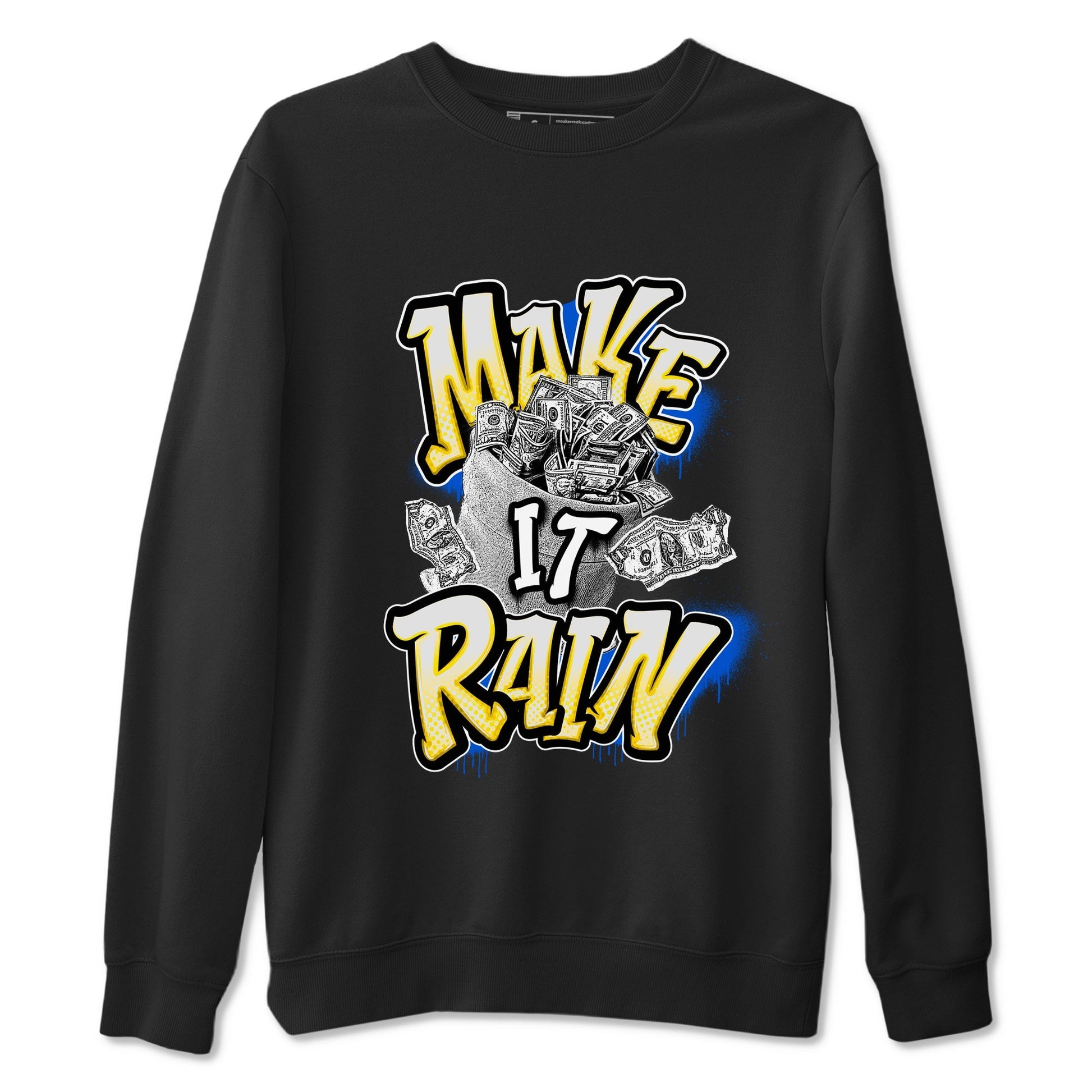 Make It Rain Money Sneaker Tees - Air Jordan 1 Travis Scott Canary