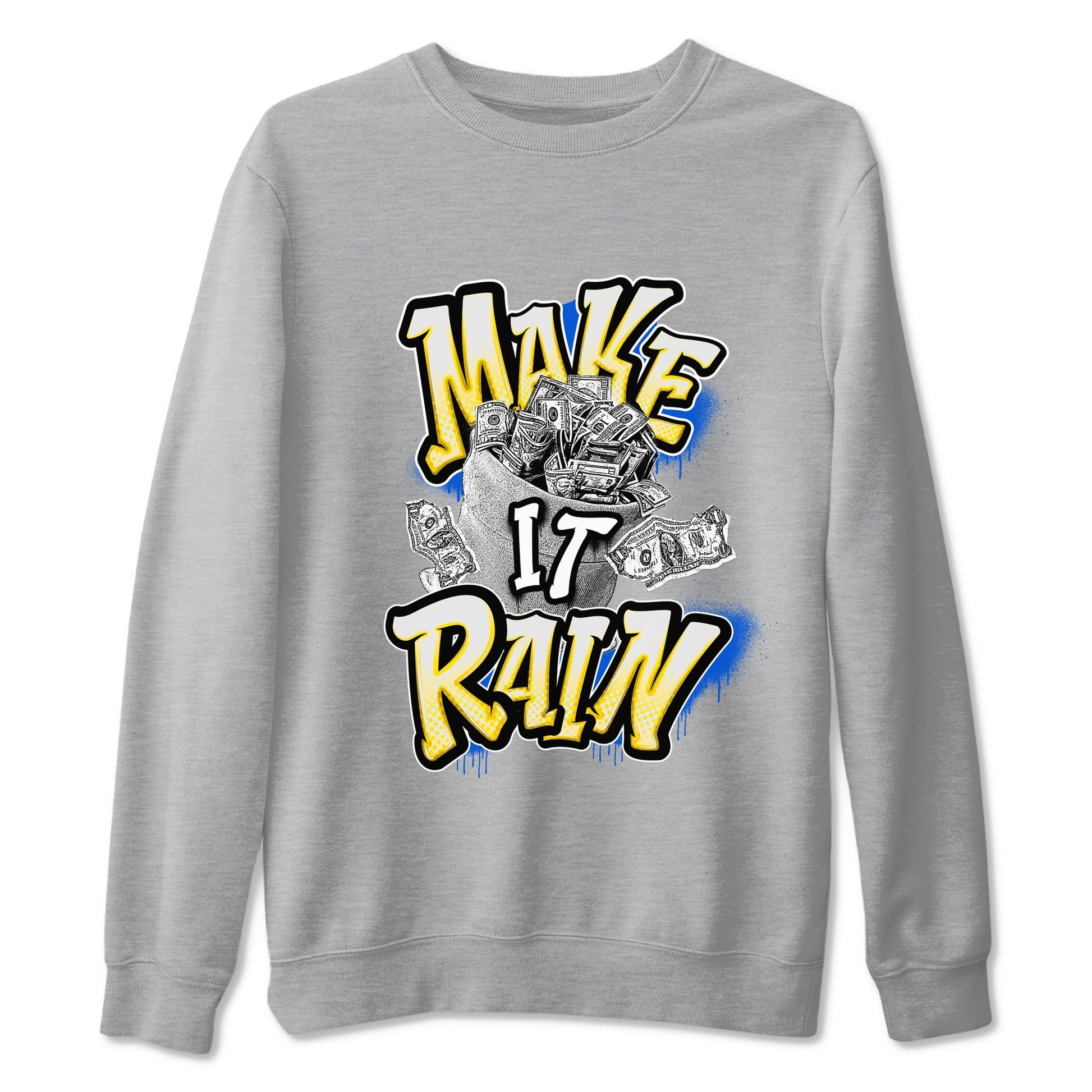 Make It Rain Money Sneaker Tees - Air Jordan 1 Travis Scott Canary