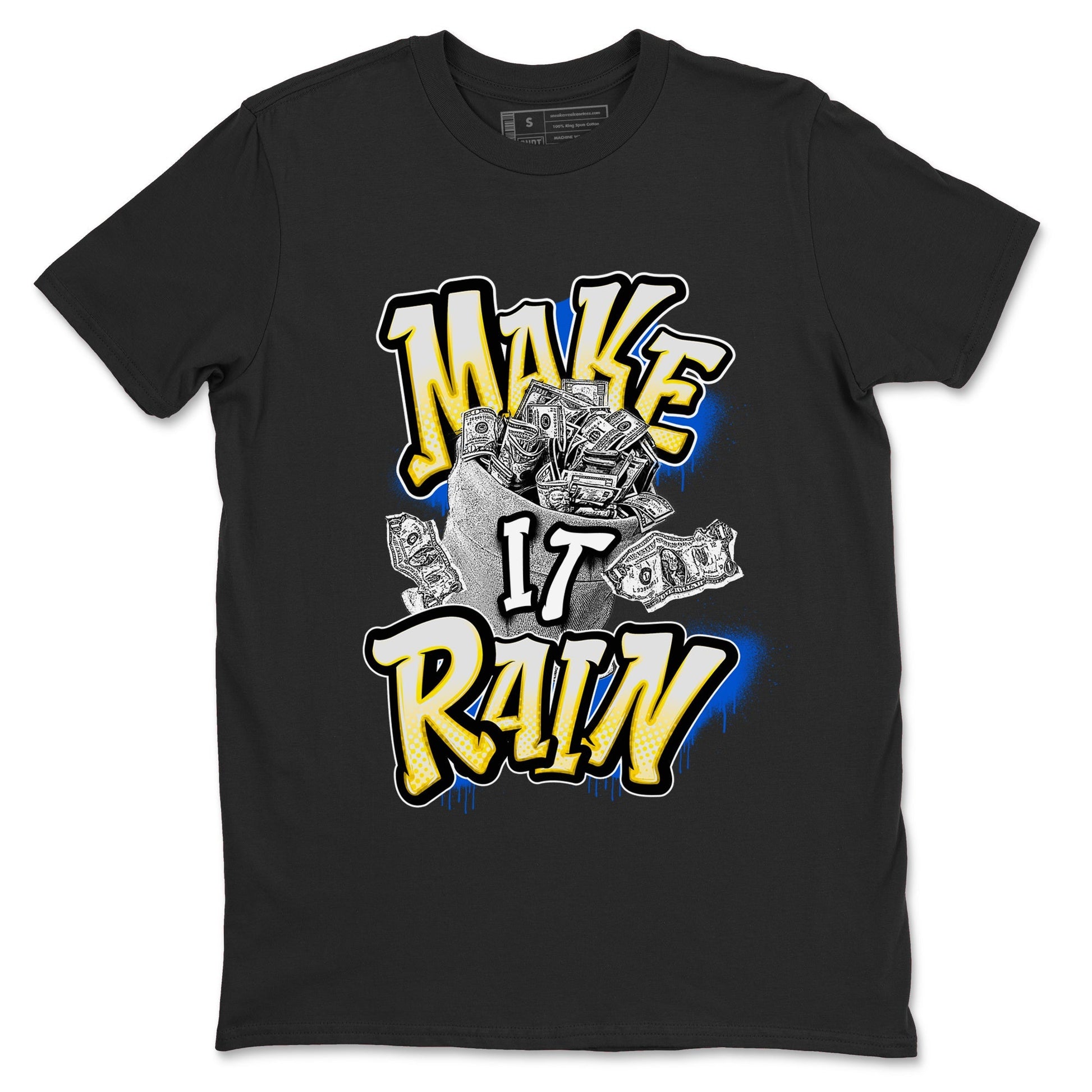 Make It Rain Money Sneaker Tees - Air Jordan 1 Travis Scott Canary
