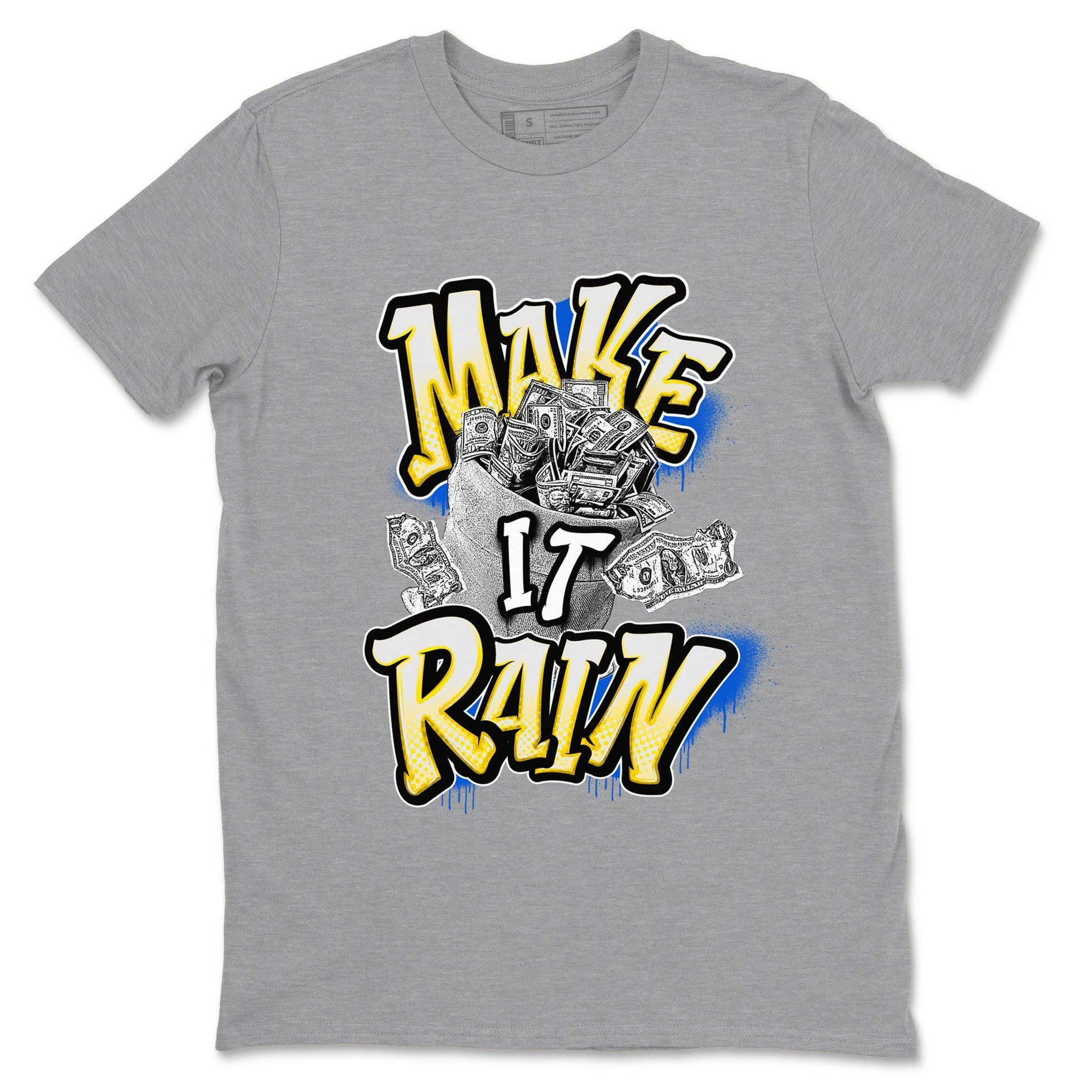 Make It Rain Money Sneaker Tees - Air Jordan 1 Travis Scott Canary
