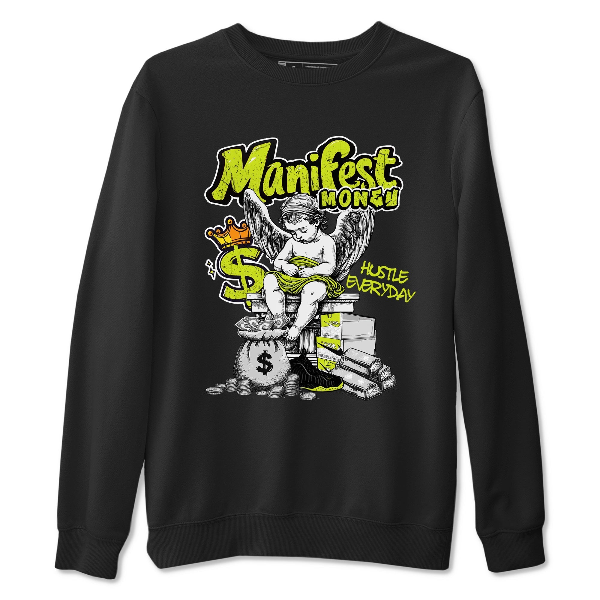 Manifest Money Sneaker Tees - Air Foamposite One Black Volt